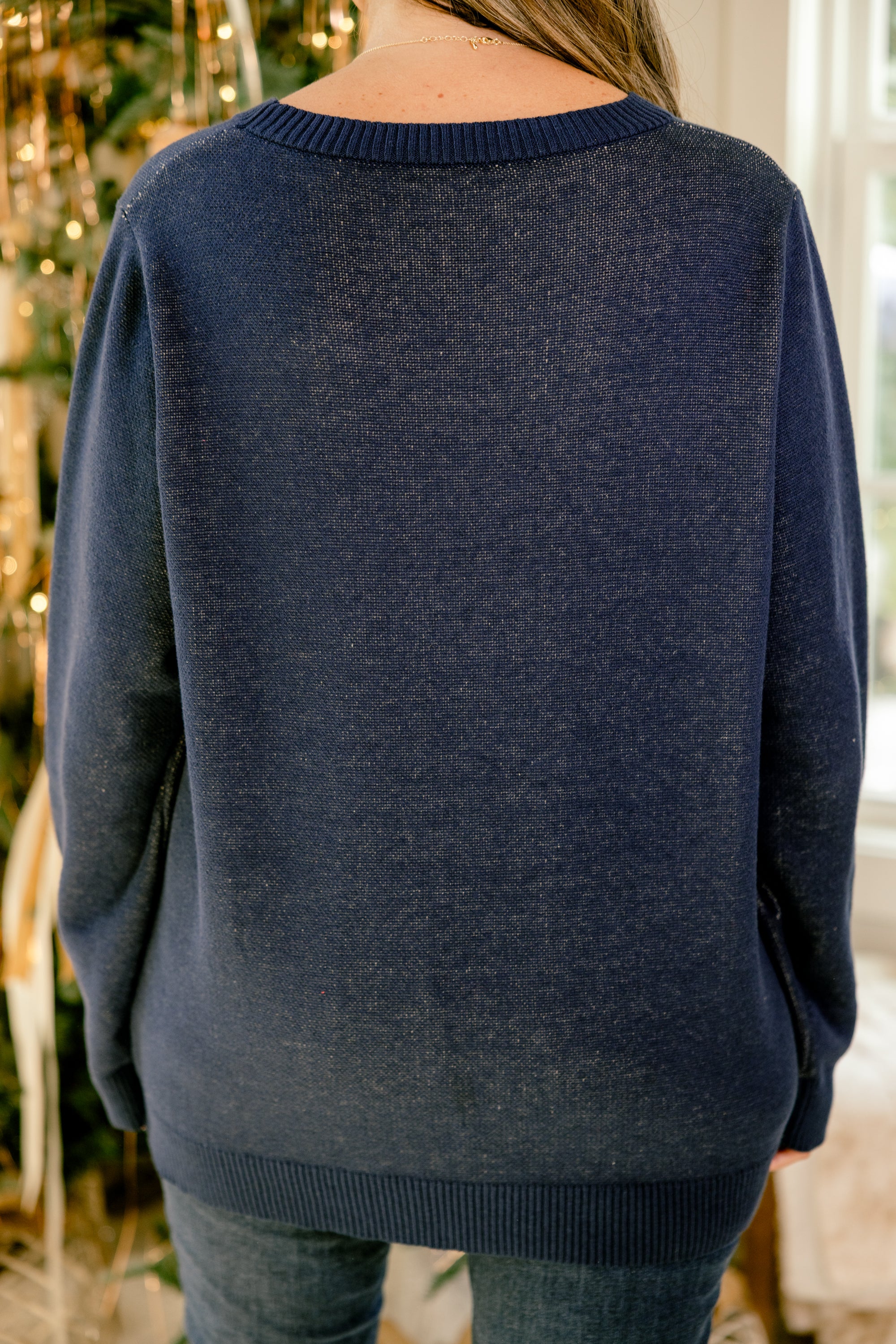 Beary Cozy Sweater, Navy - Giverhouse
