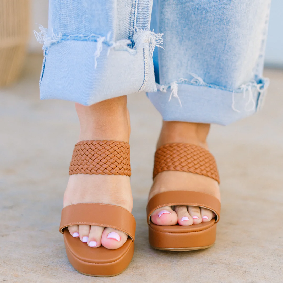 Everyone's Watching Heels, Cognac - Giverhouse