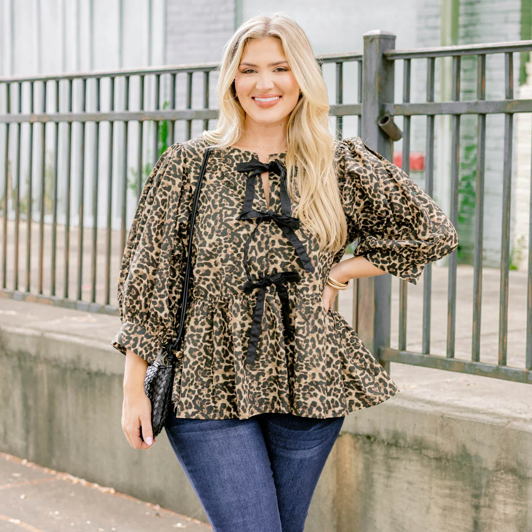 A Whole New Perspective Top, Leopard - Giverhouse