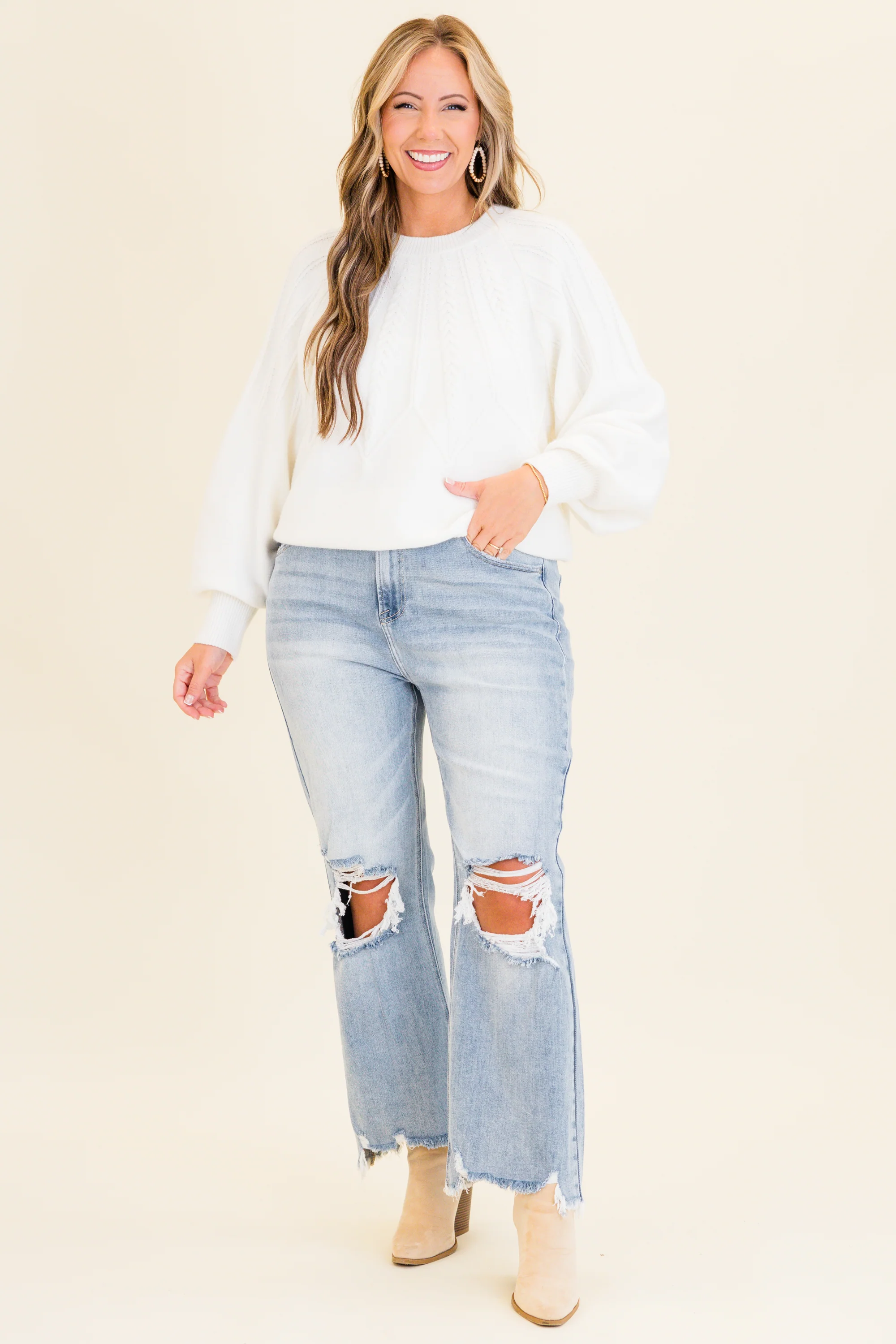 No Secrets Jeans, Light Wash - Giverhouse