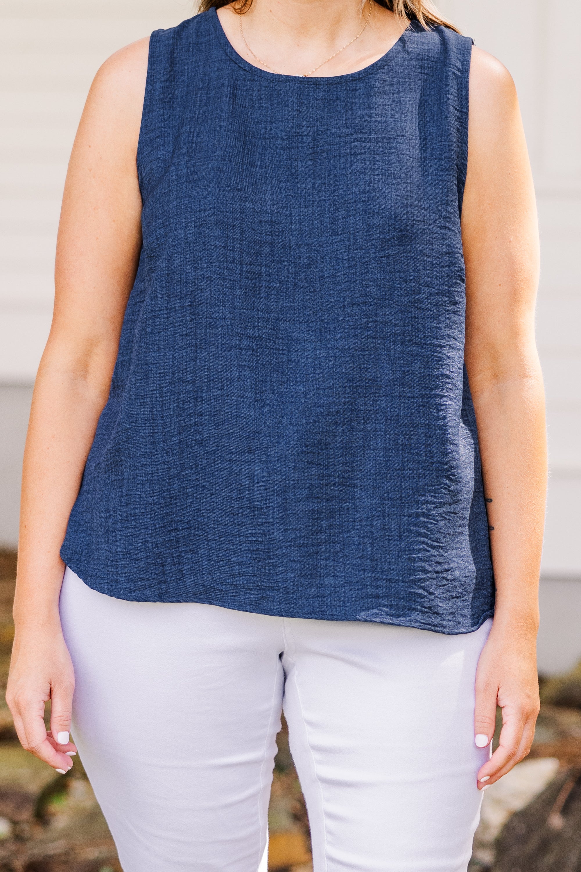 Easy Breezy Top, Navy Blue - Giverhouse
