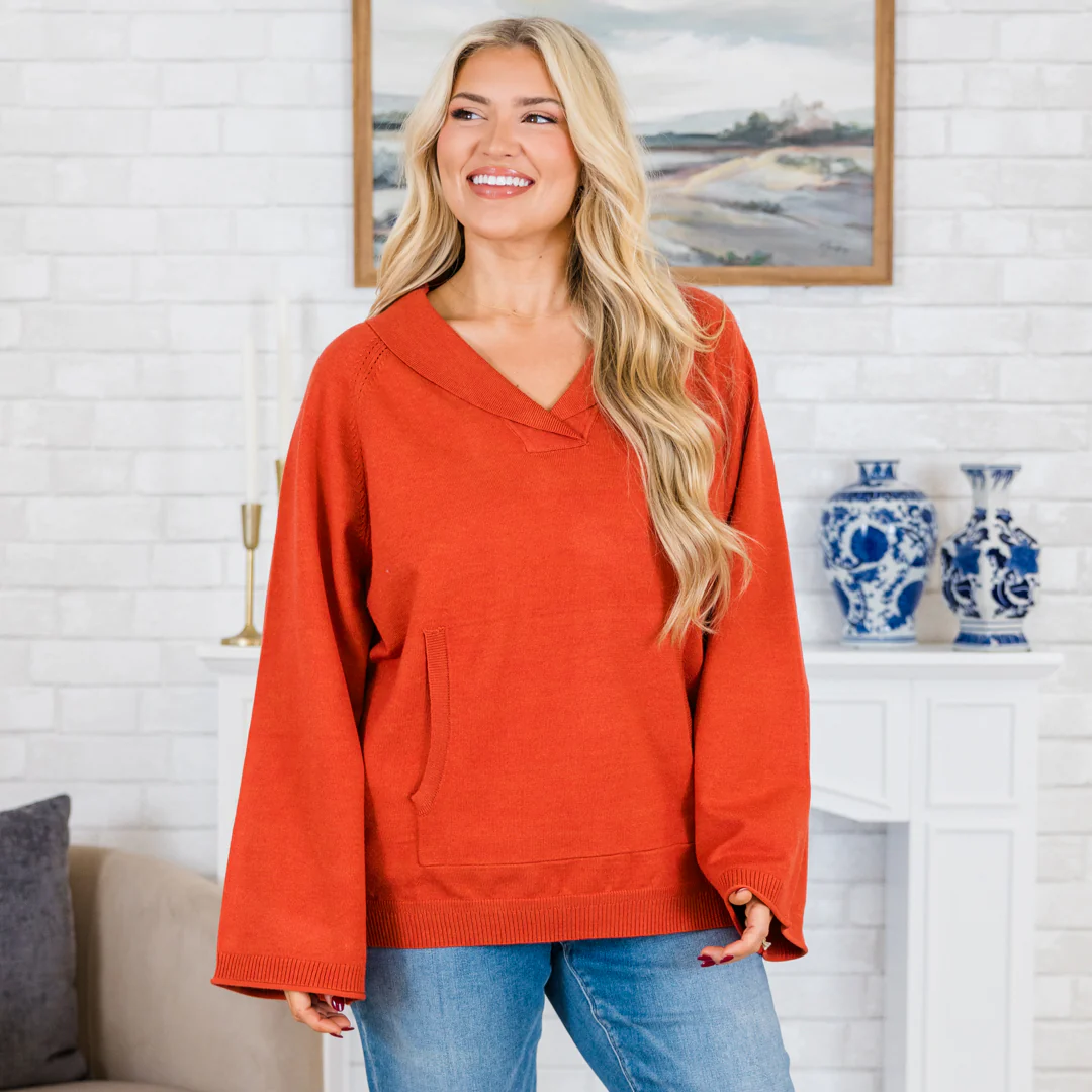 All You Do Sweater, Rust - Giverhouse