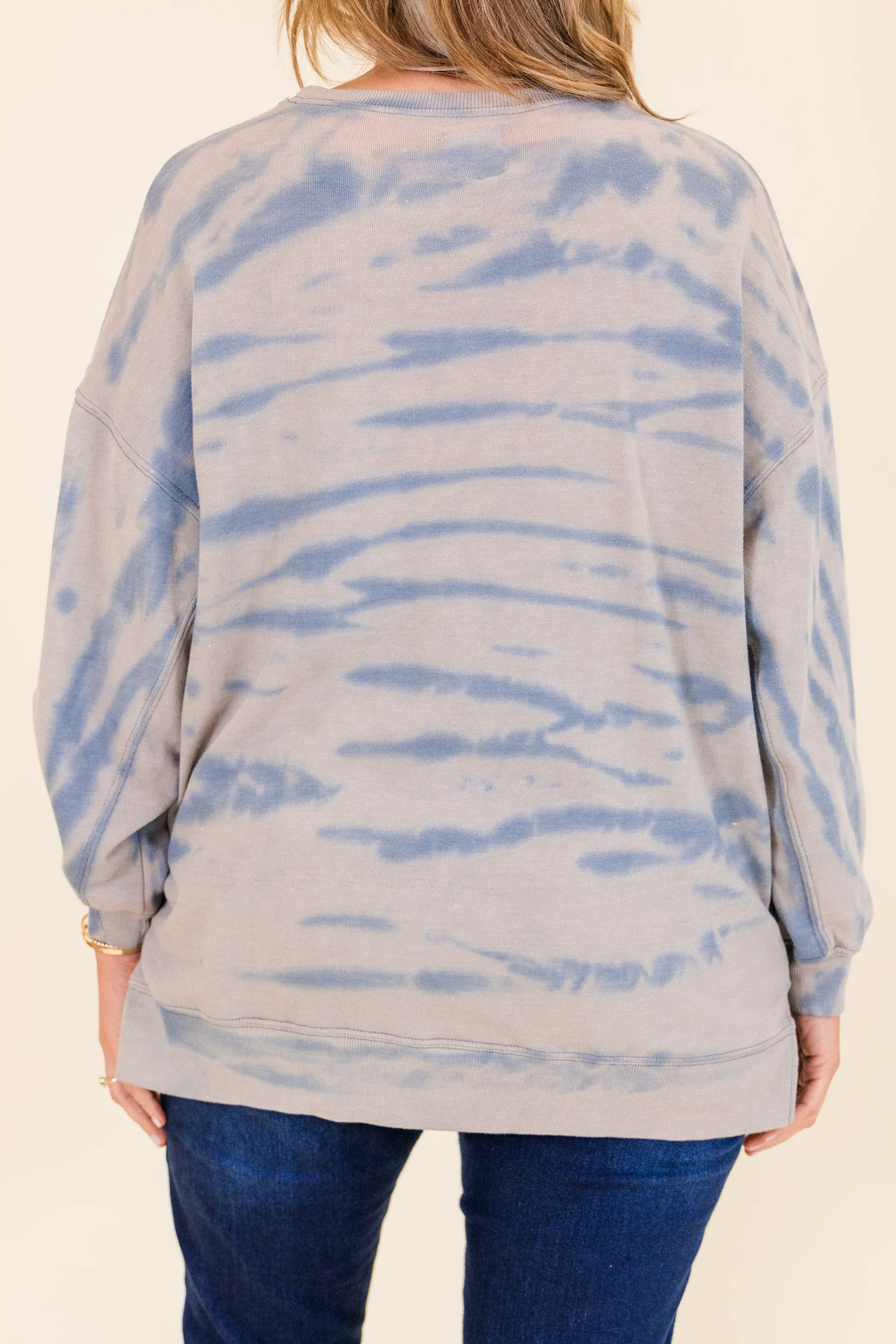 Cascade Wash Top, Teal-Mocha - Giverhouse