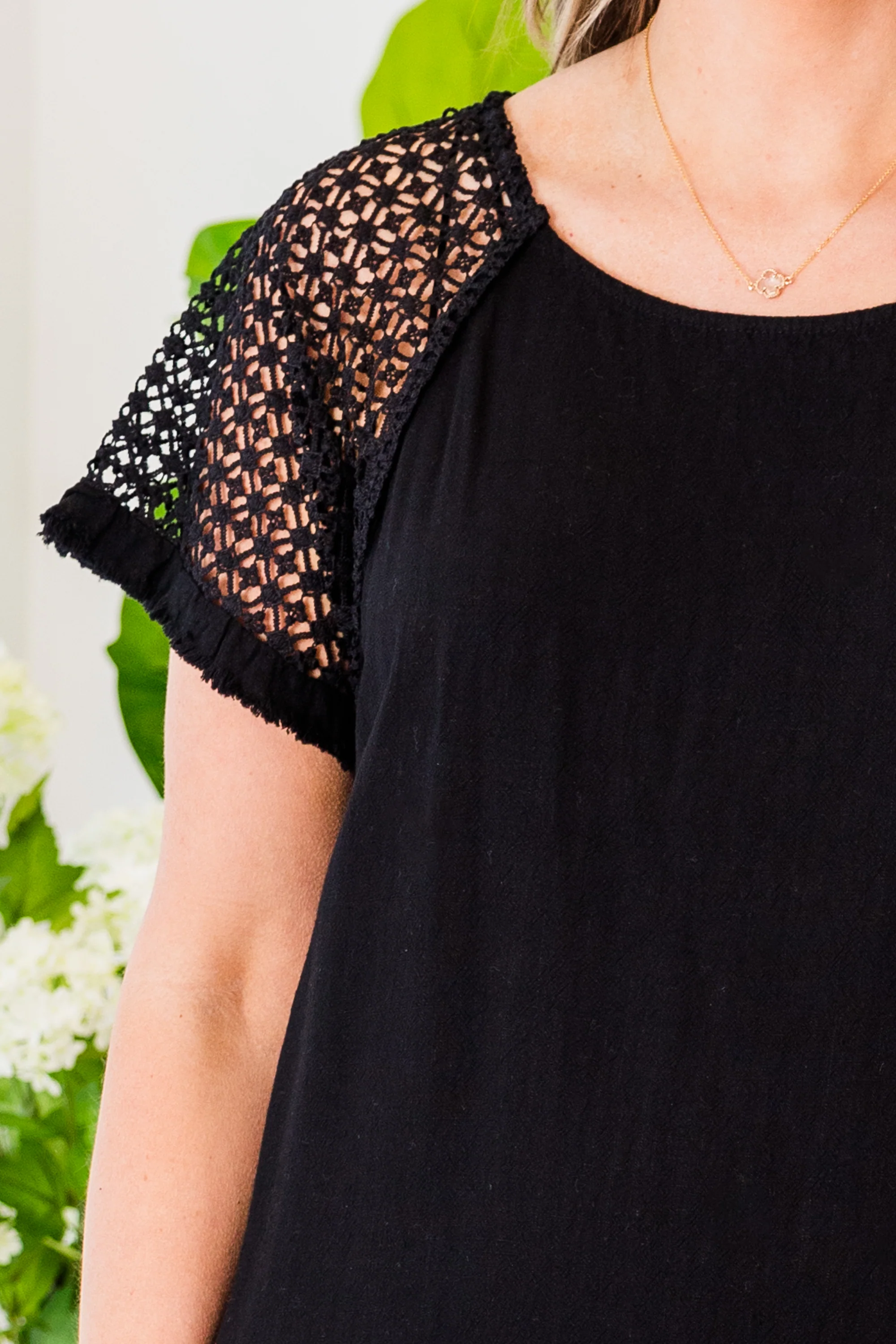 Thousands Of Small Kindnesses Dress, Black - Giverhouse