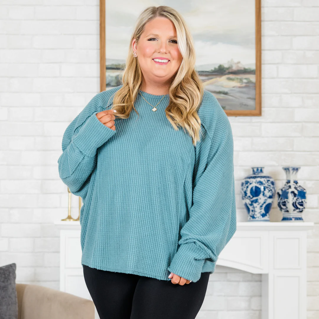 Figuring It Out Top, Slate - Giverhouse