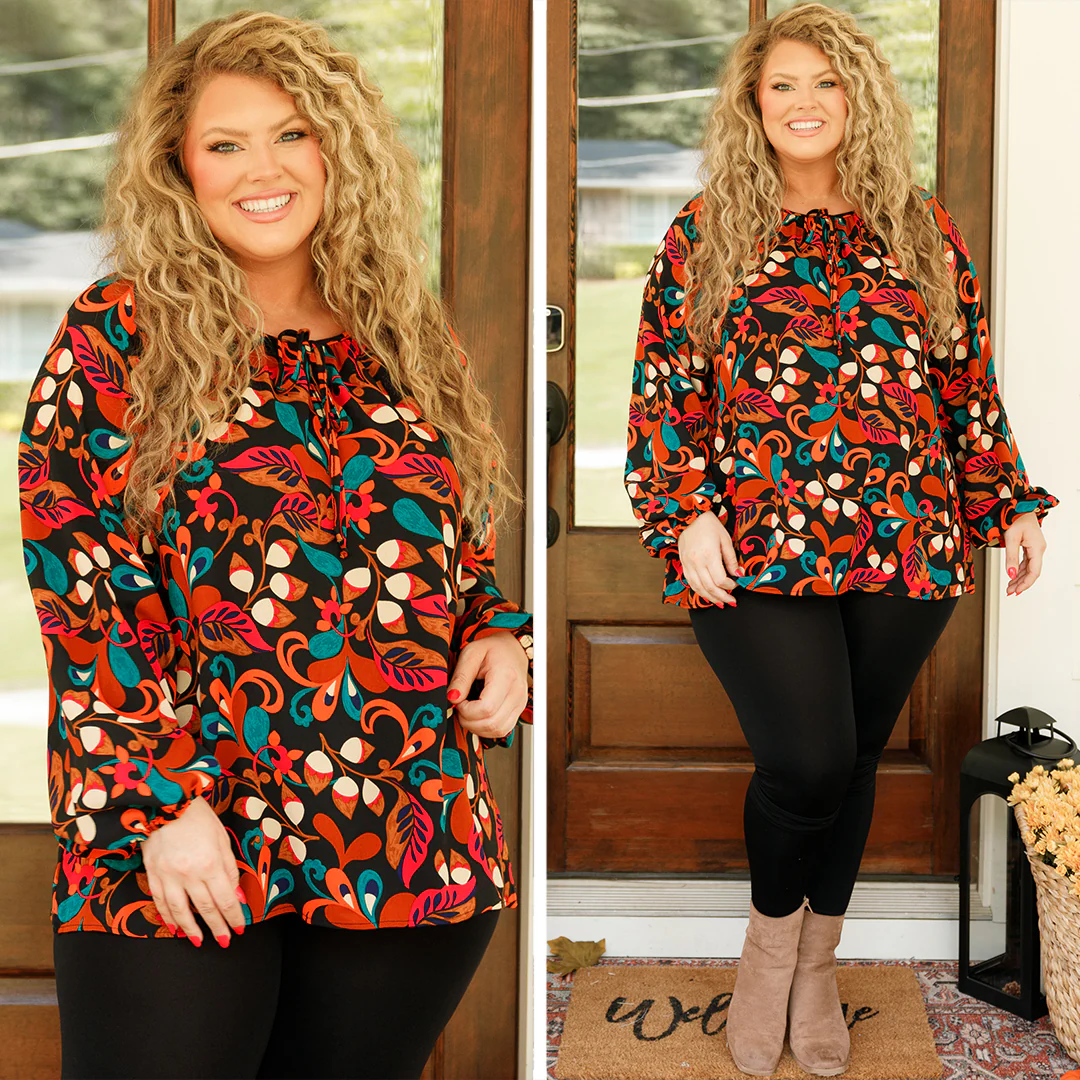 Waiting For My Moment Top, Rust - Giverhouse