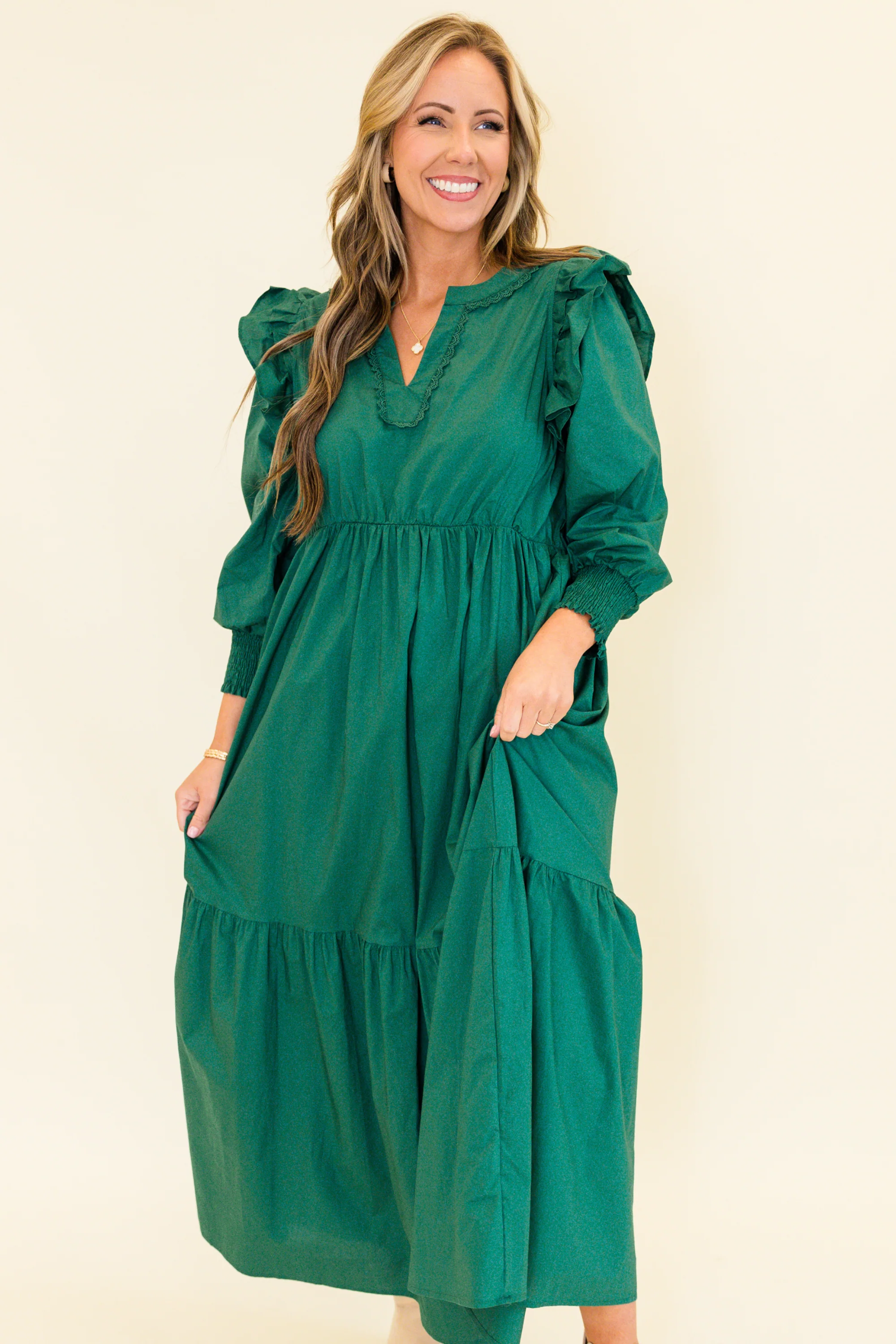 Journey of Us Maxi Dress, Green - Giverhouse
