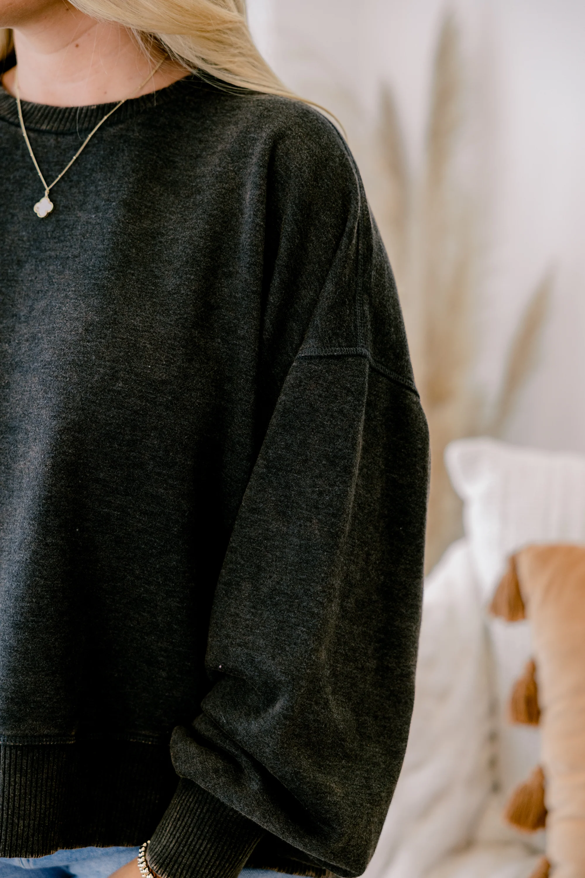 Only Getting Started Pullover, Black - Giverhouse