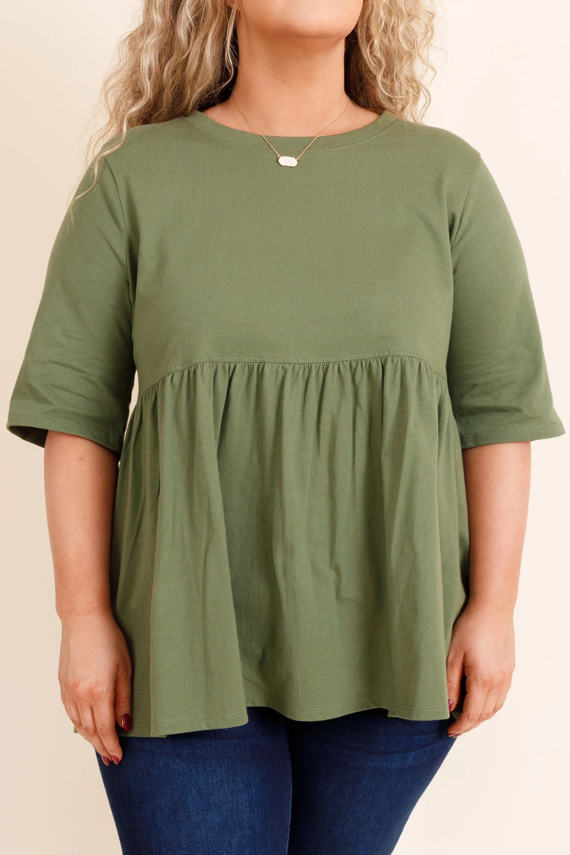 Fearless Soul Top, Ash Olive - Giverhouse