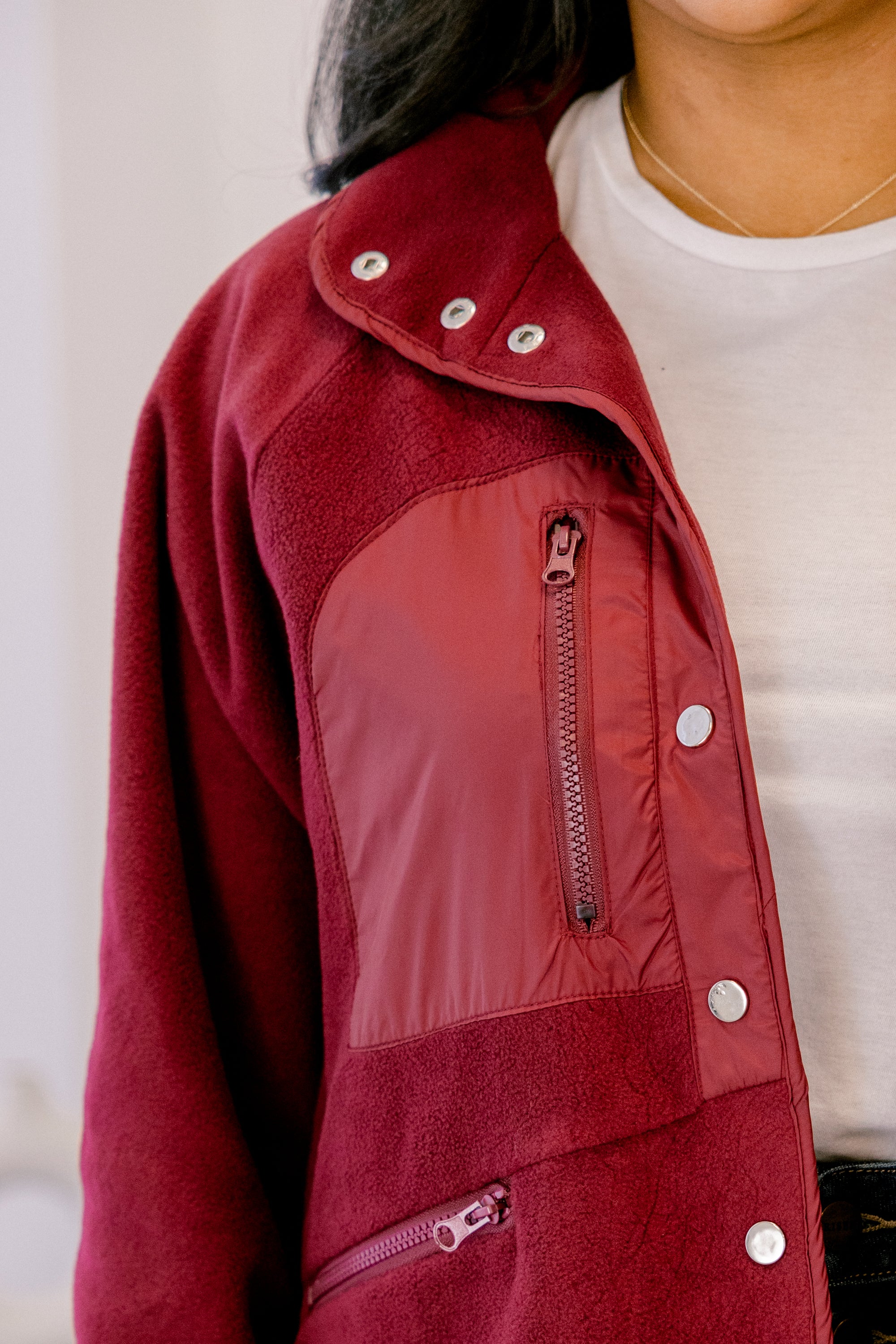 New Chapters Jacket, Burgundy - Giverhouse