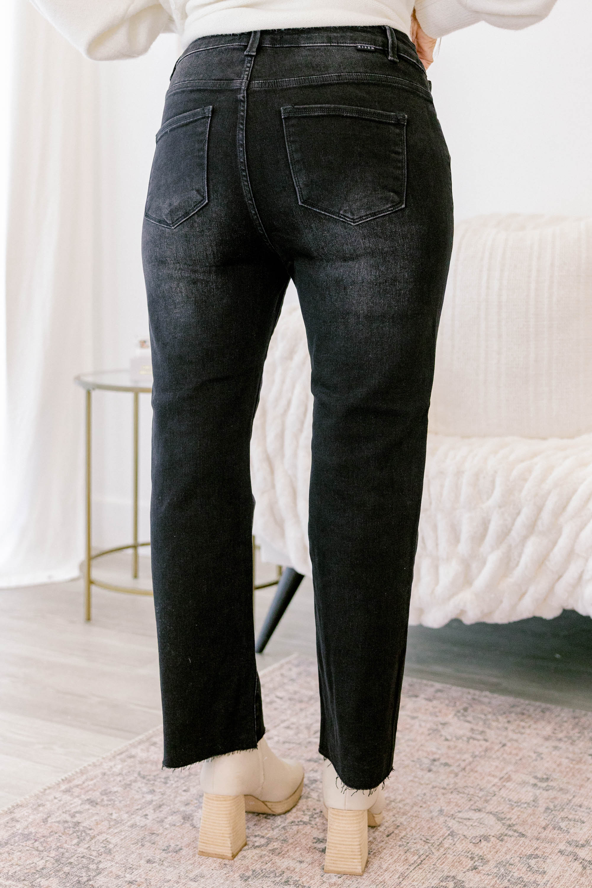 Unbothered By You Jeans, Black - Giverhouse
