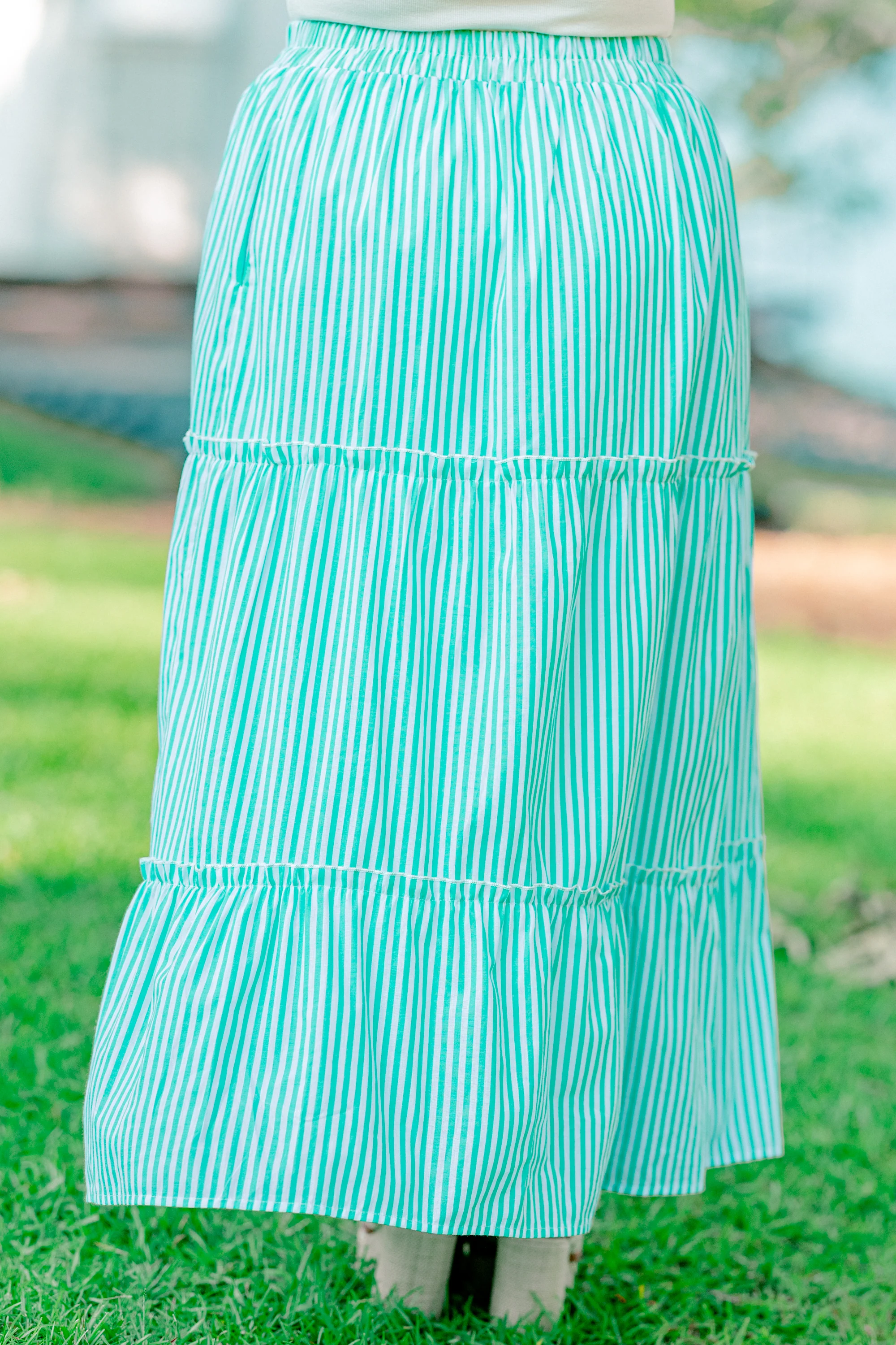 Toes In The Sand Skirt, Green - Giverhouse