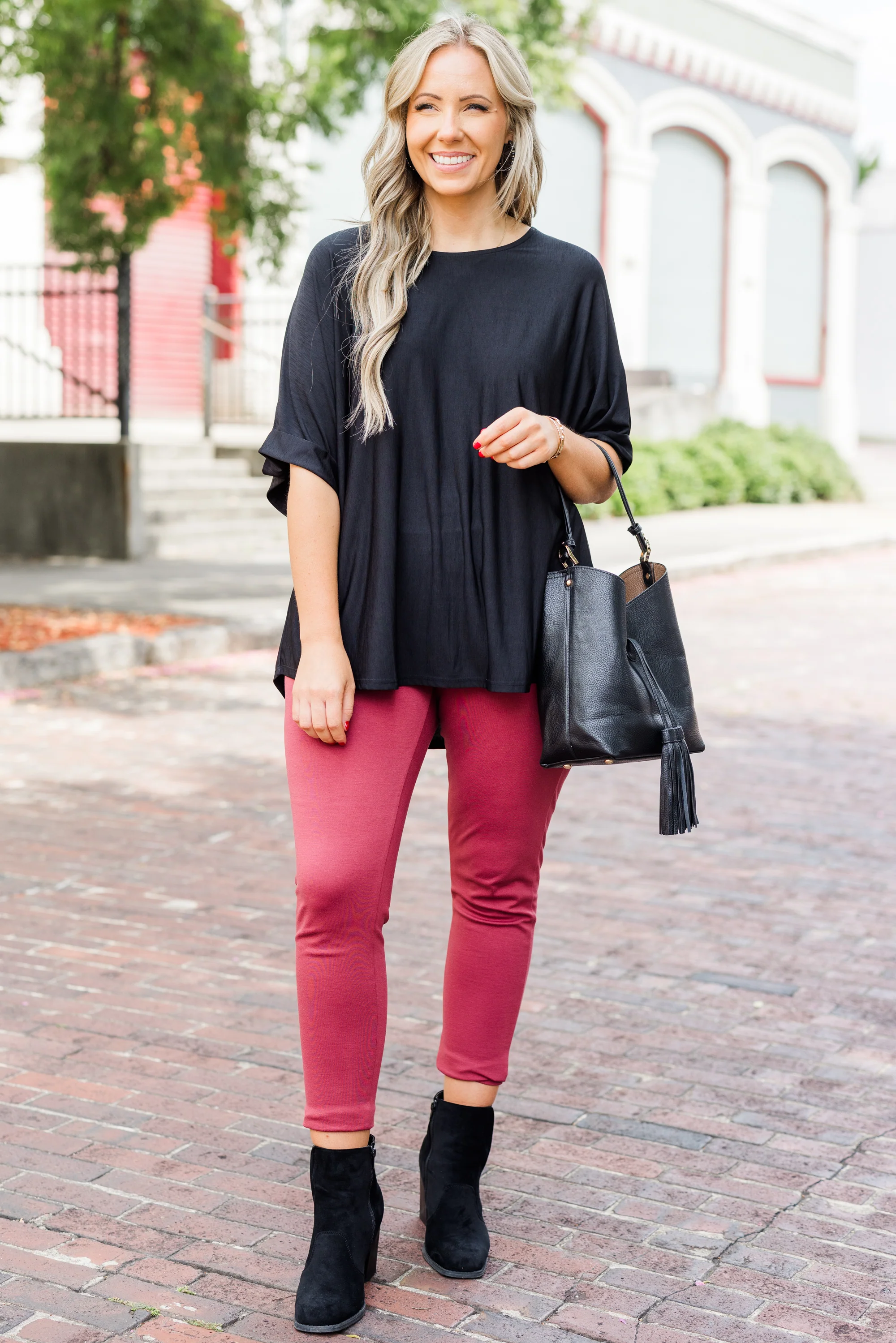 I'm The Boss Now Top, Black - Giverhouse