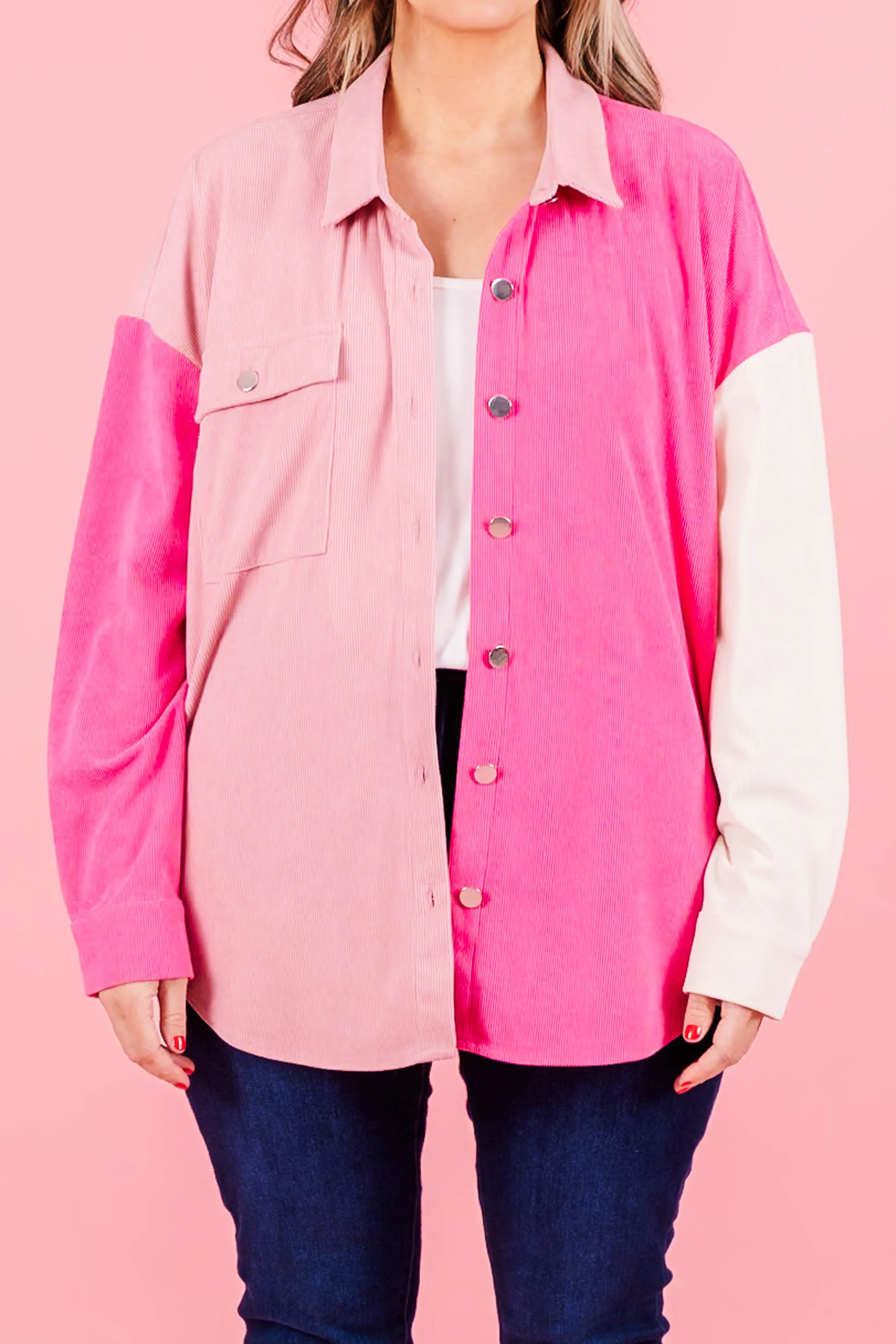 Rosewater Shacket, Pink Multi - Giverhouse