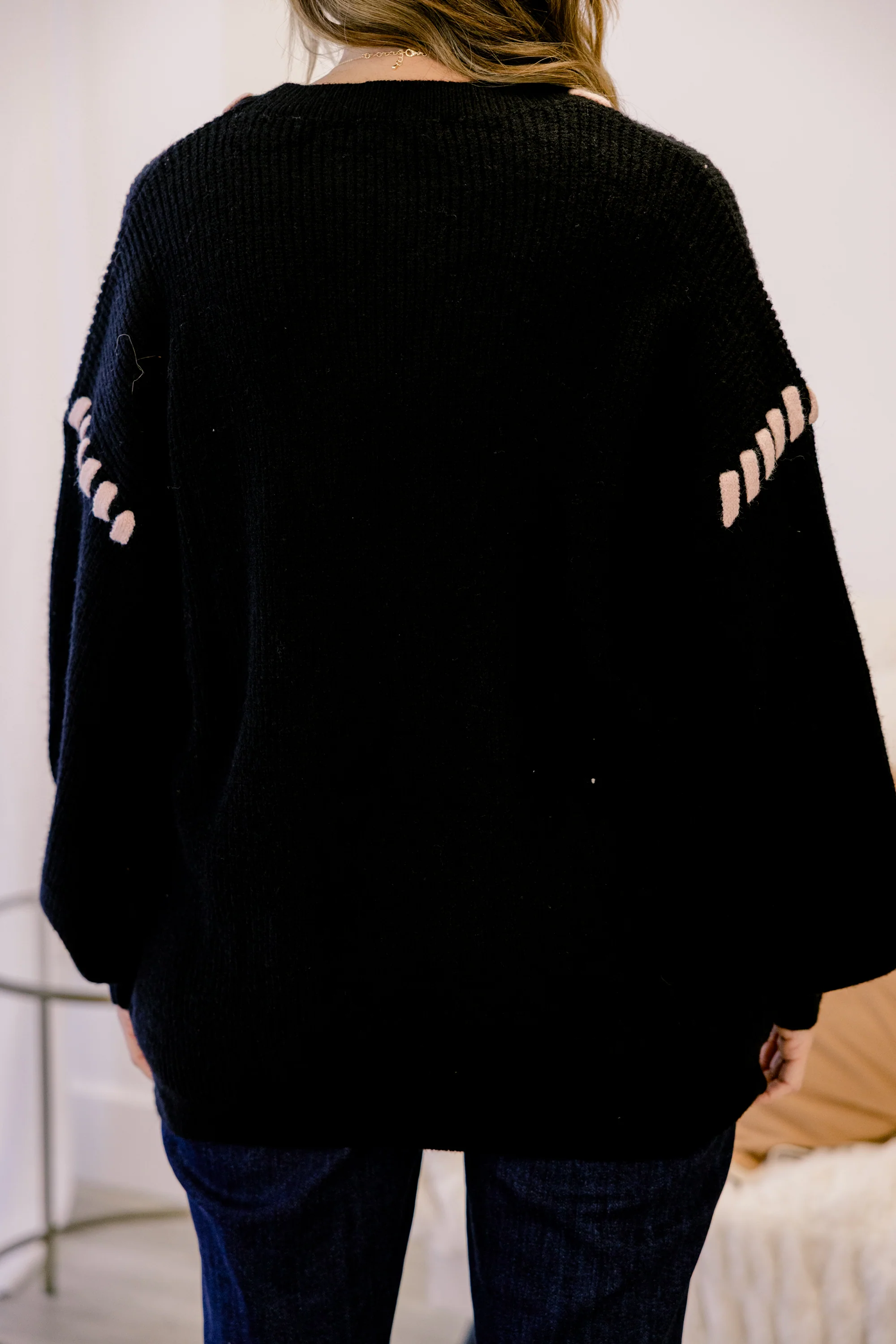 Amazed With You Sweater, Black - Giverhouse