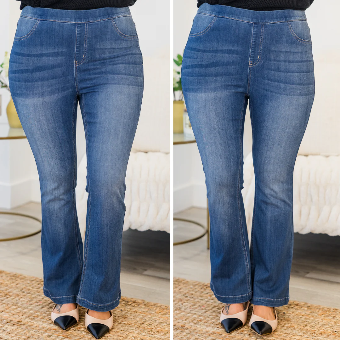 Hyde Park Jeggings, Medium Wash - Giverhouse