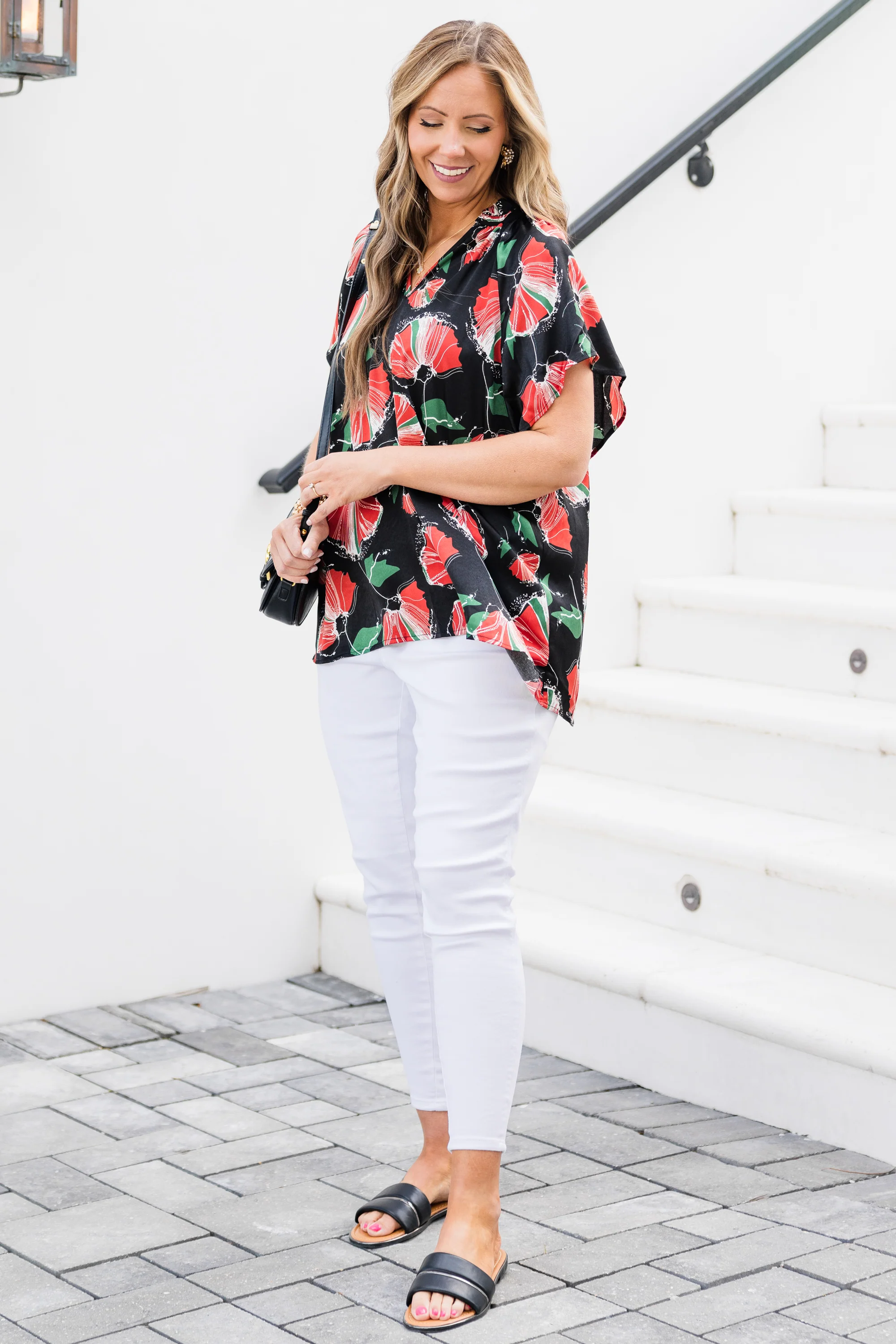 Look At Us Now Top, Black - Giverhouse