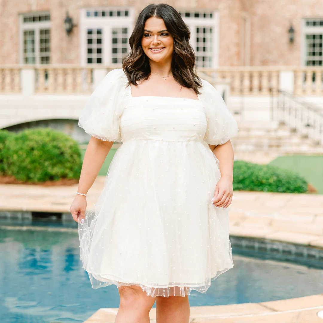 Pearl Dream Dress, Cream - Giverhouse
