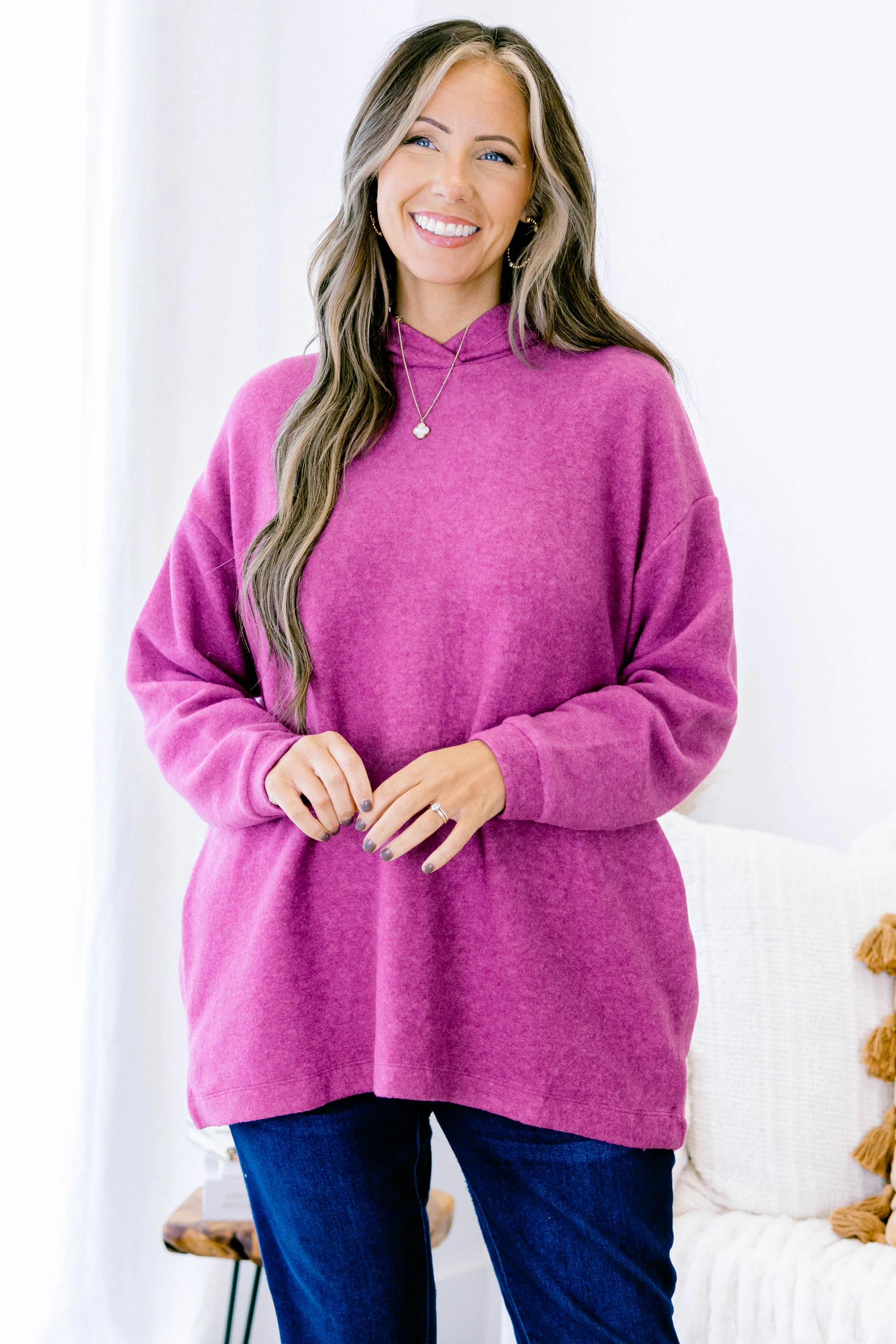 I Am On The Go Top, Light Plum - Giverhouse