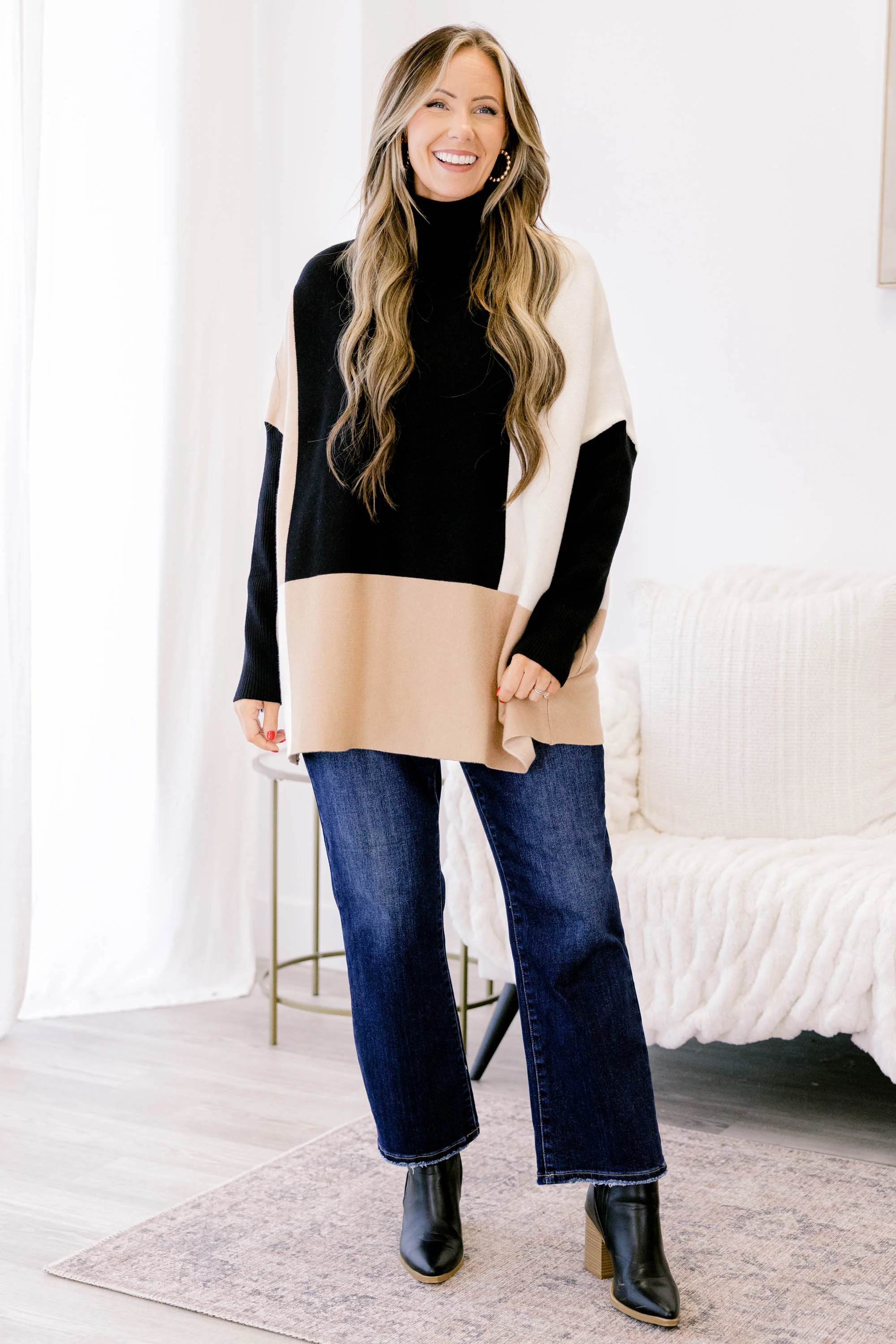 Mosaic Melody Sweater, Natural - Giverhouse