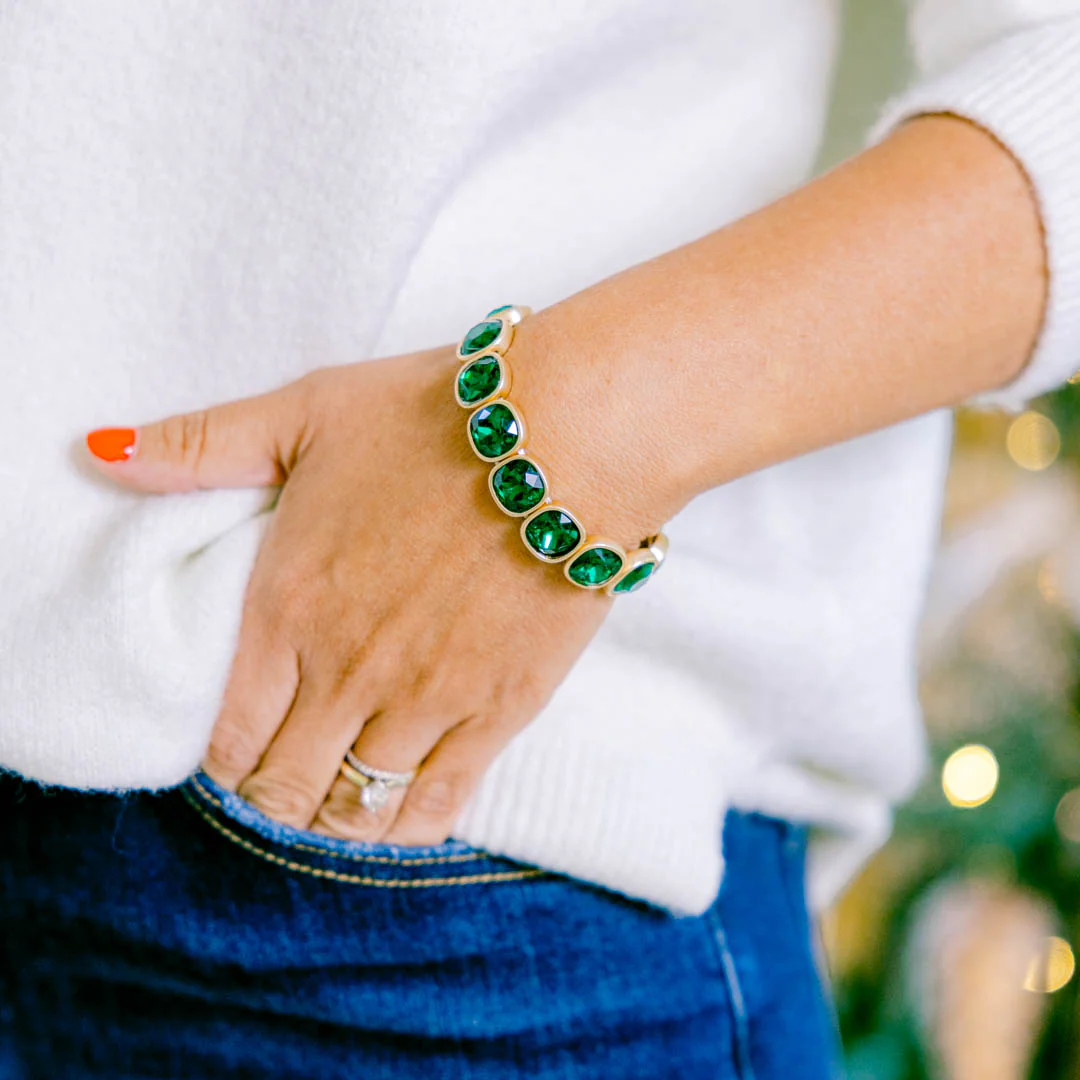 Comforting Heart Bracelet, Green - Giverhouse