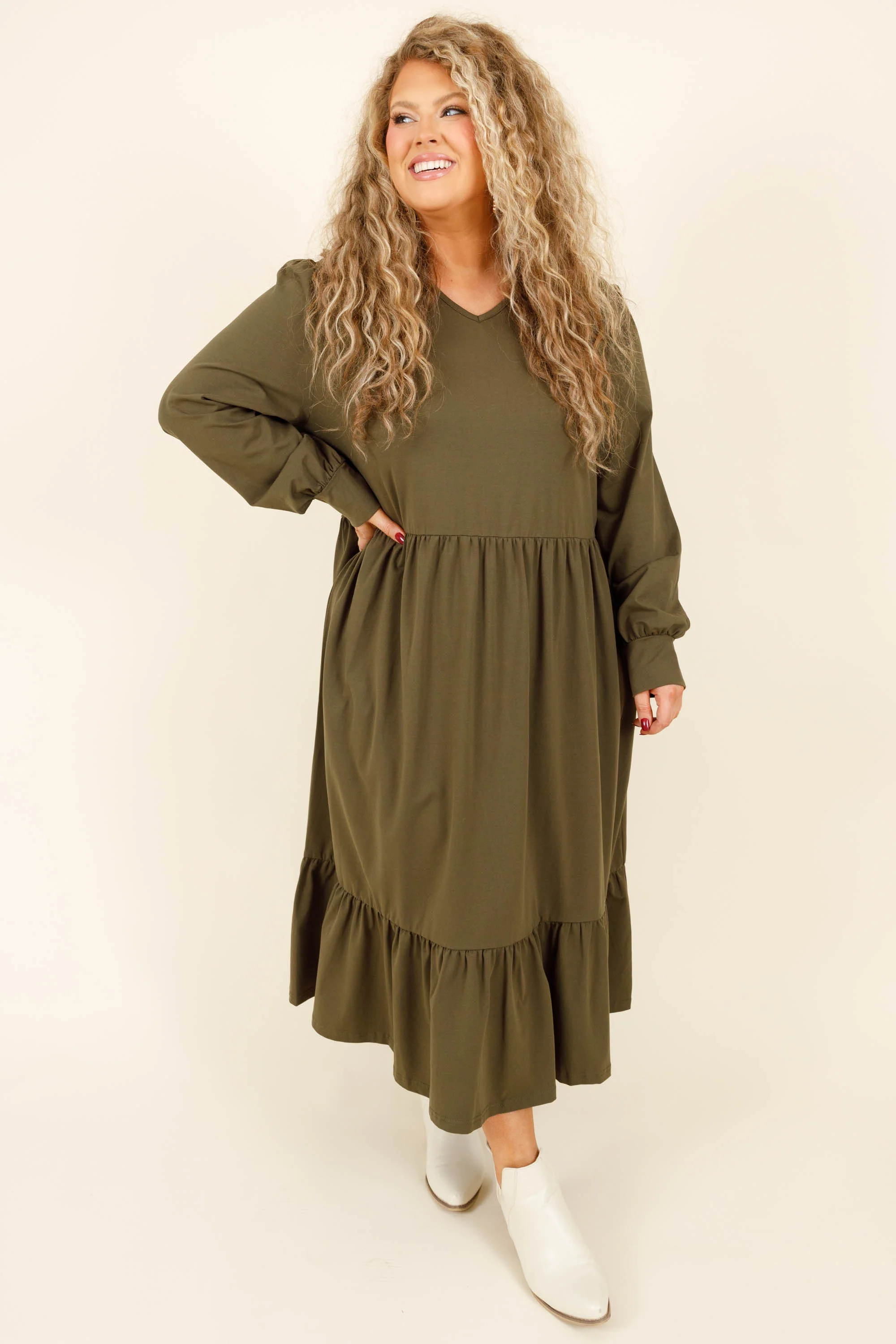 Remember The Past Dress, Green - Giverhouse