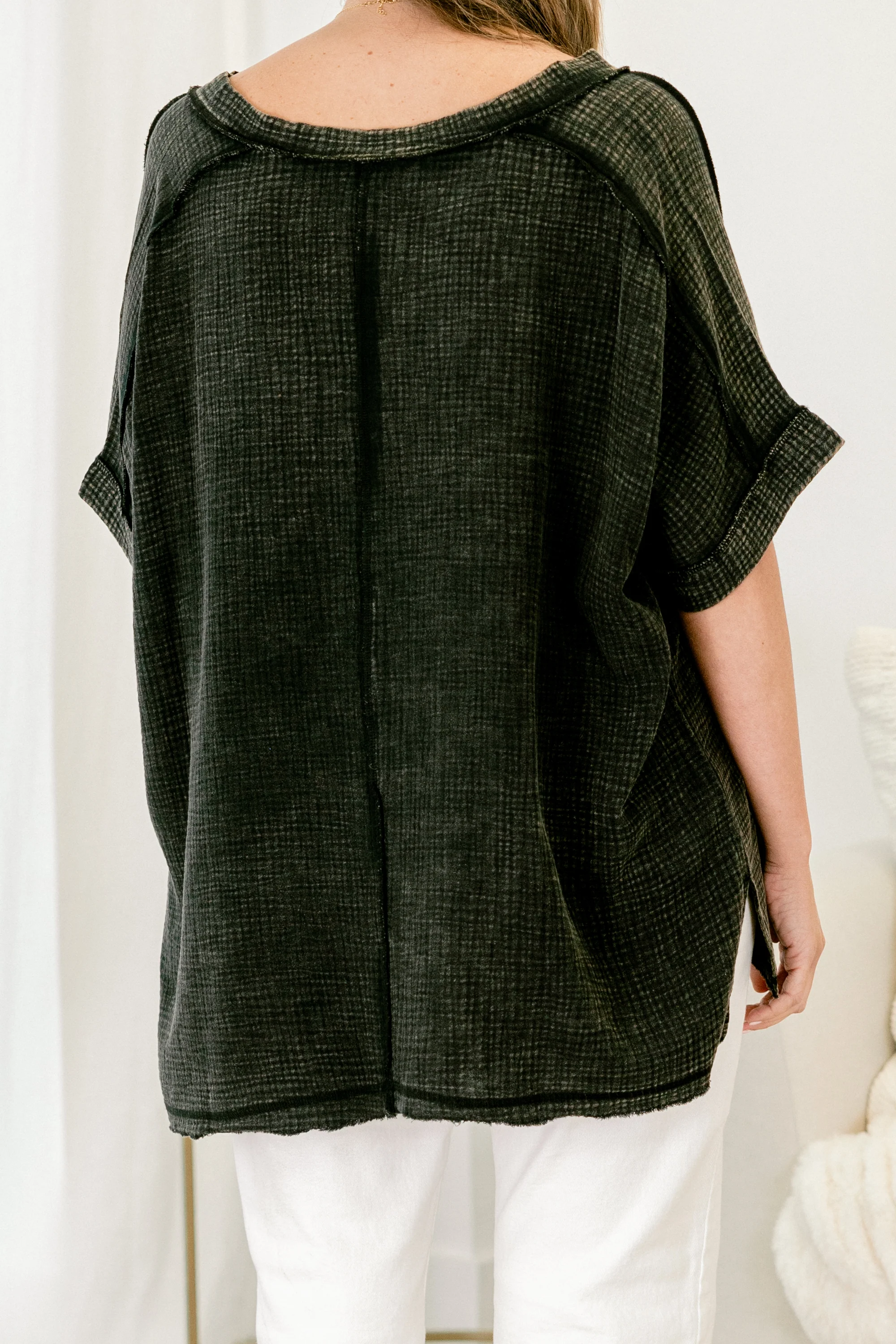 Love Like You Mean It Top, Ash Black - Giverhouse