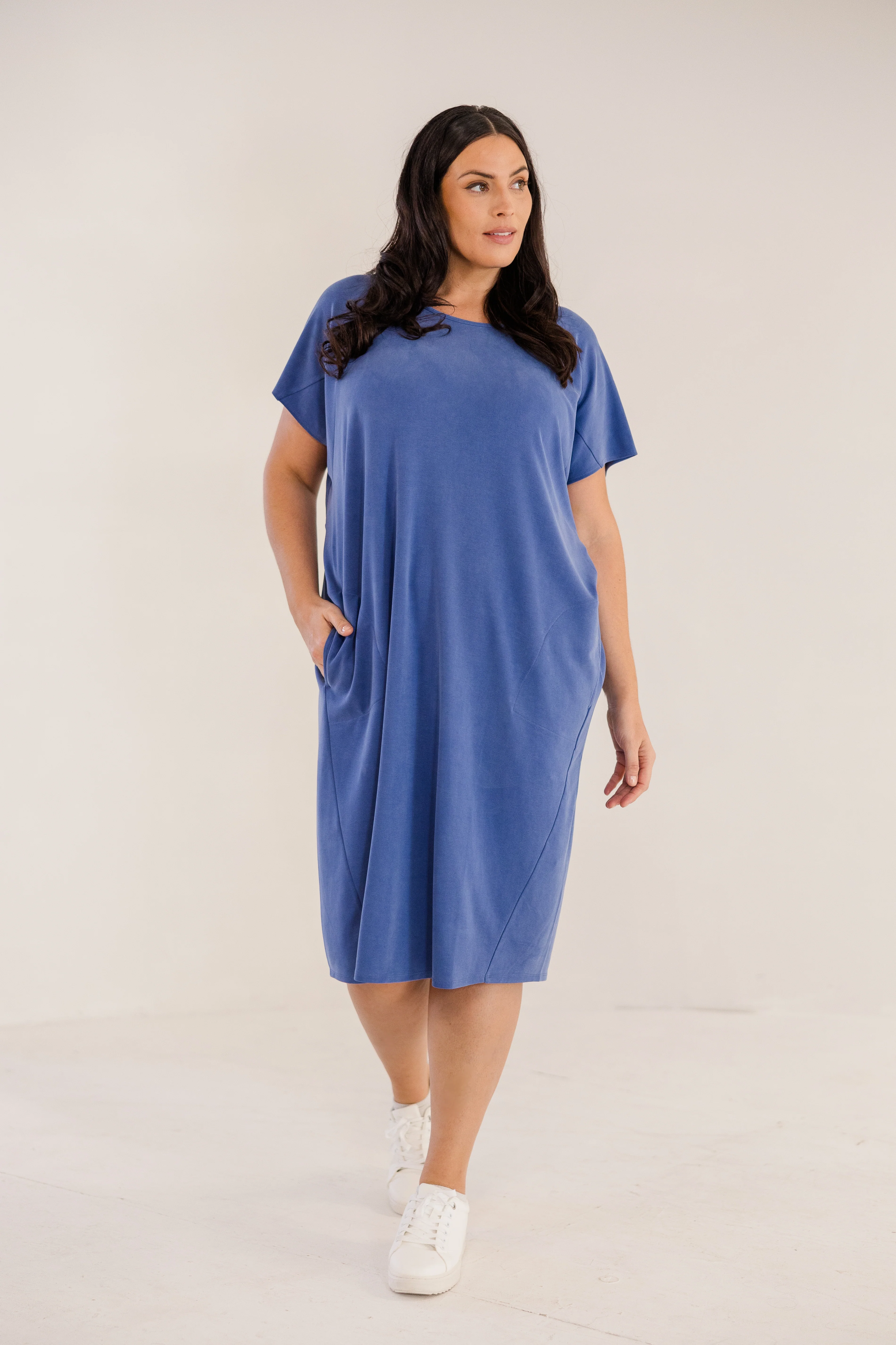 Ludlow Dress, Ombre Blue - Giverhouse