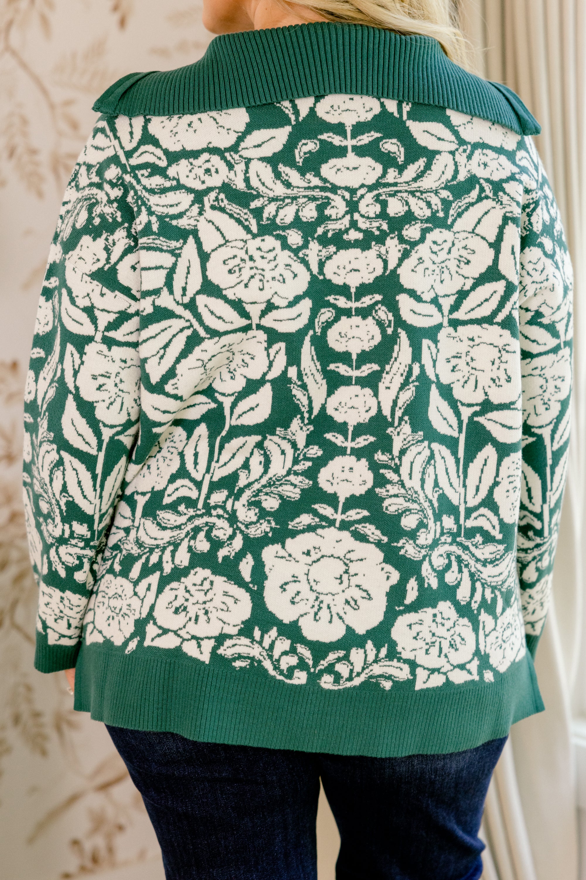Make It Last Sweater, Emerald Green - Giverhouse