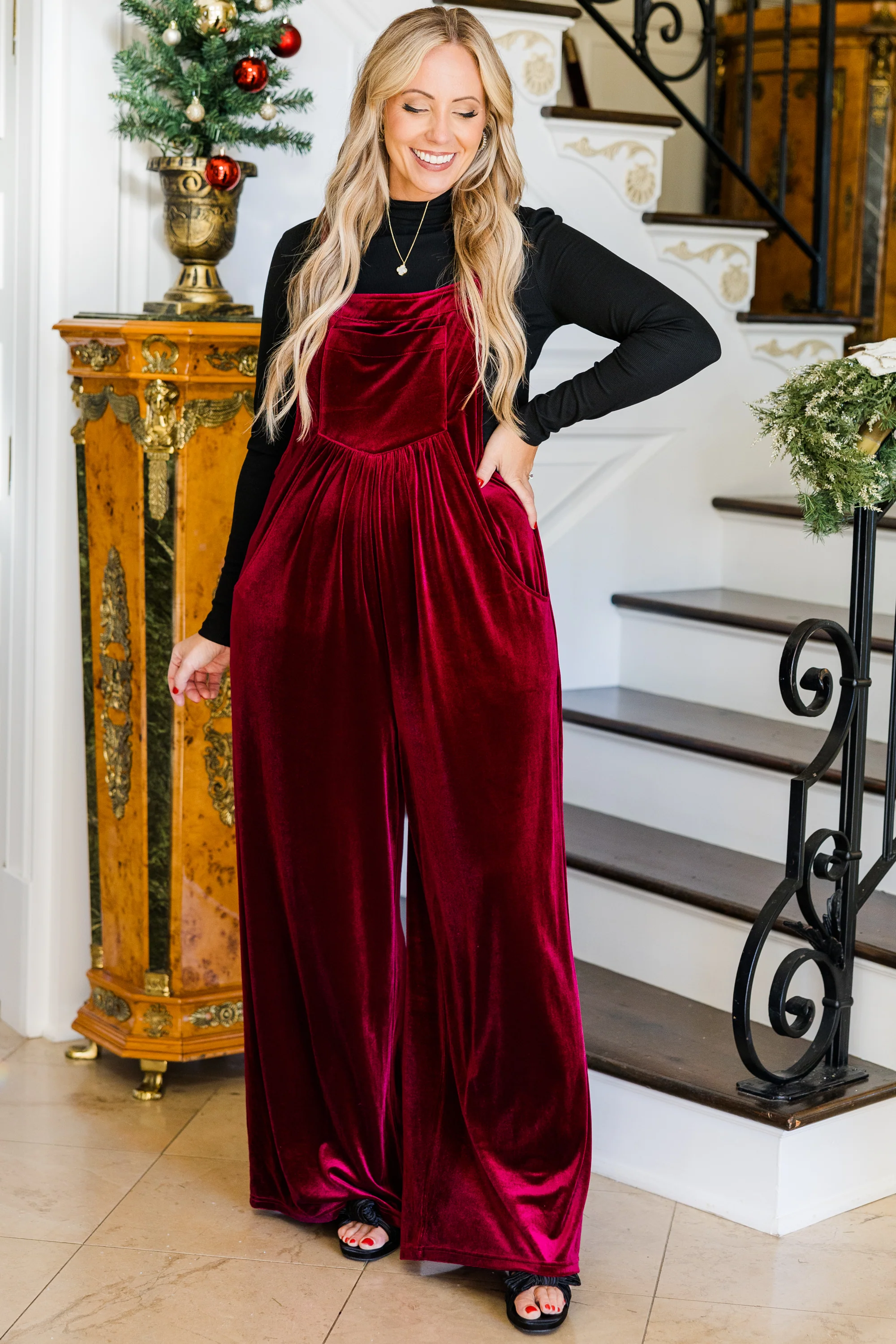 Days Going By Jumpsuit, Ruby - Giverhouse