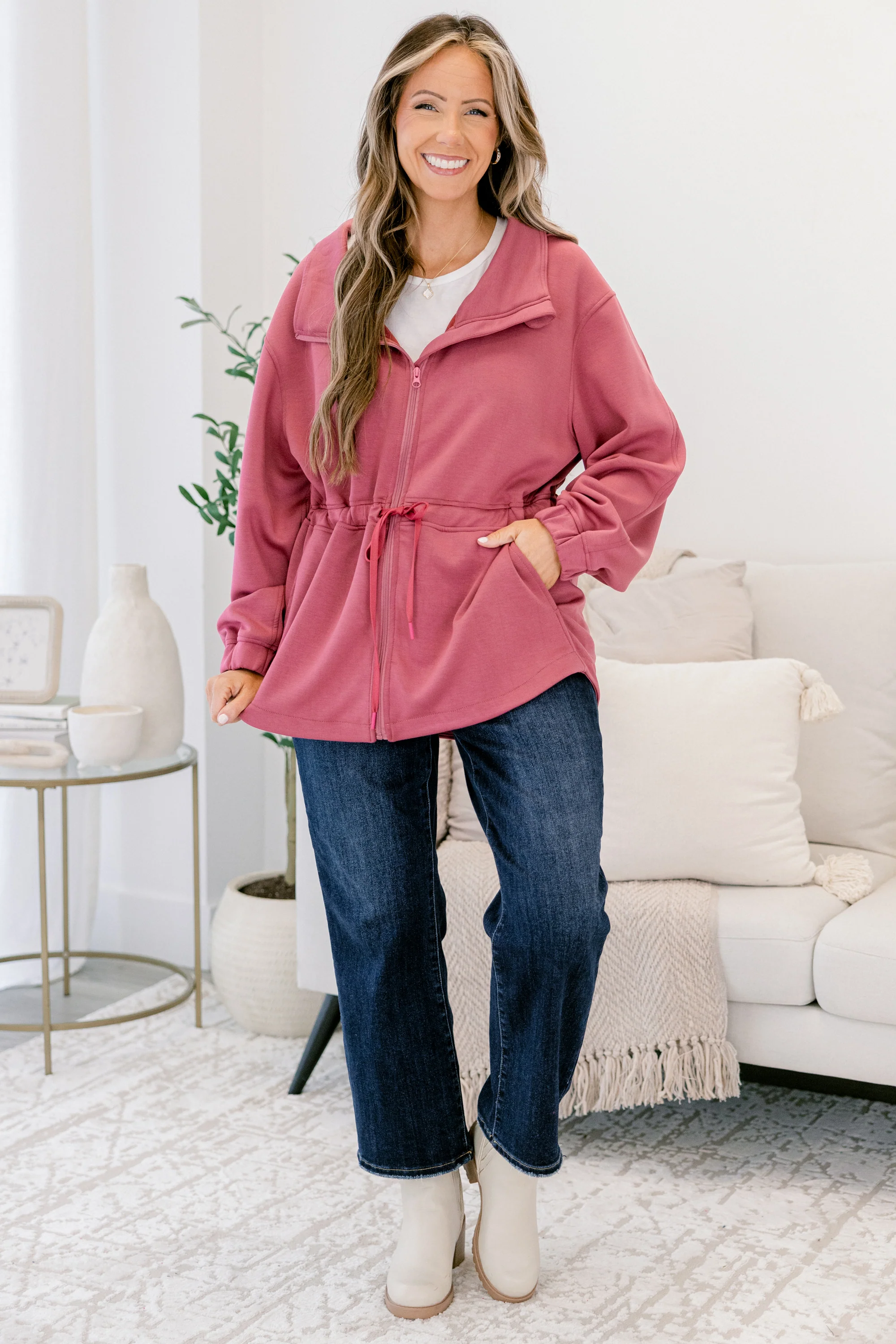 Step Up Jacket, Red - Giverhouse