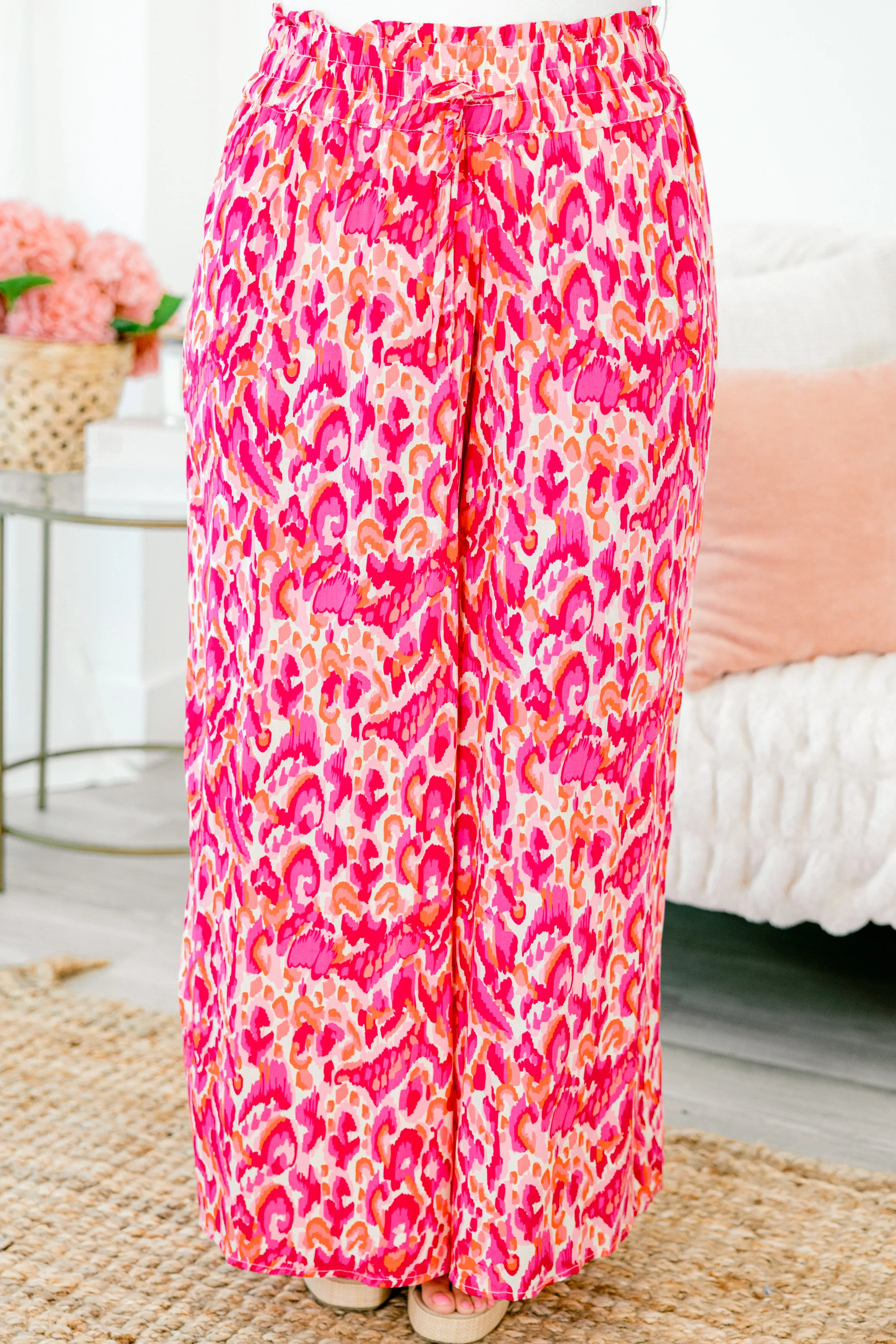 Milan Bound Pants, Magenta Mix - Giverhouse