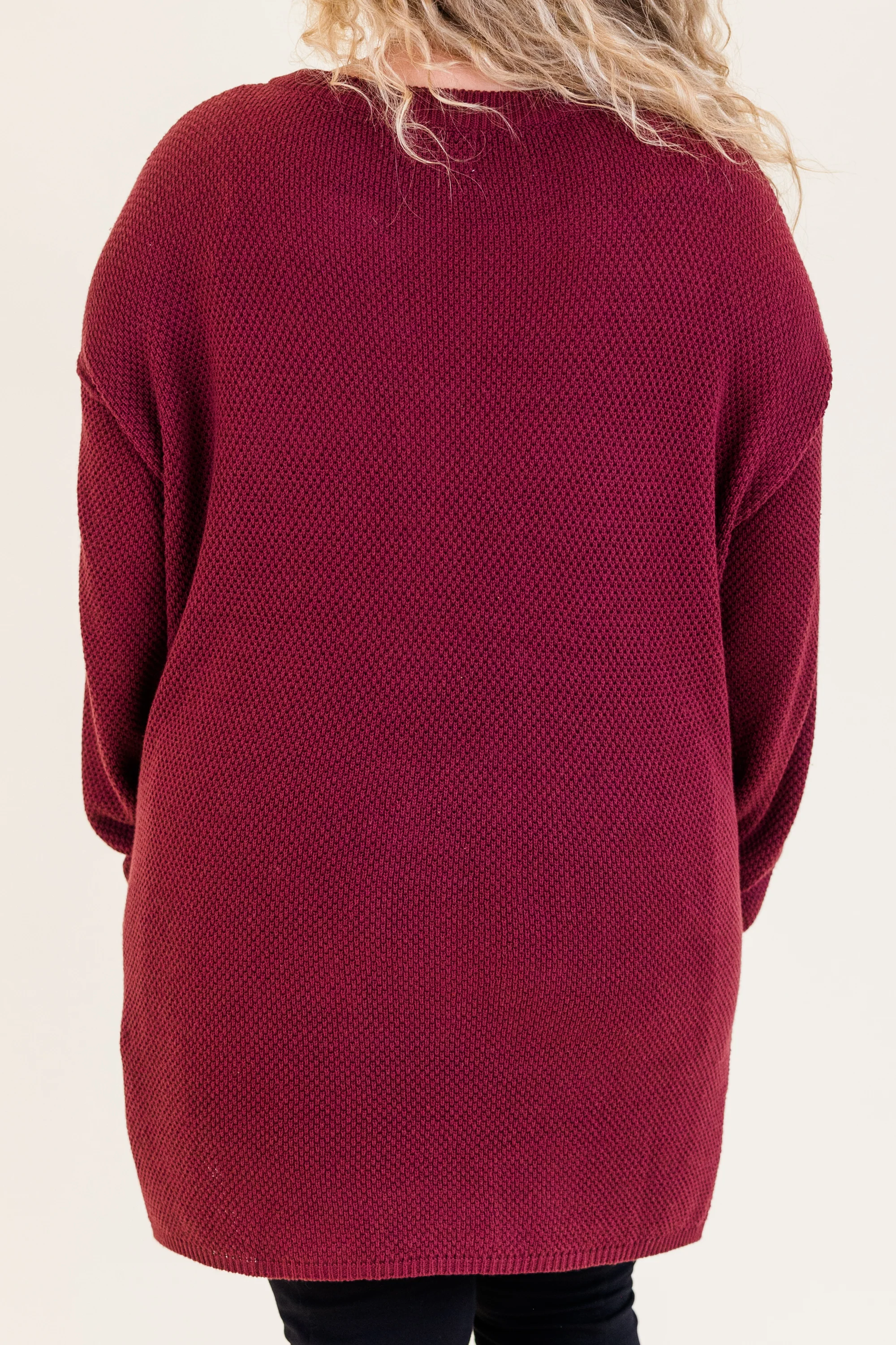 Apple Picking Sweater, Wine - Giverhouse