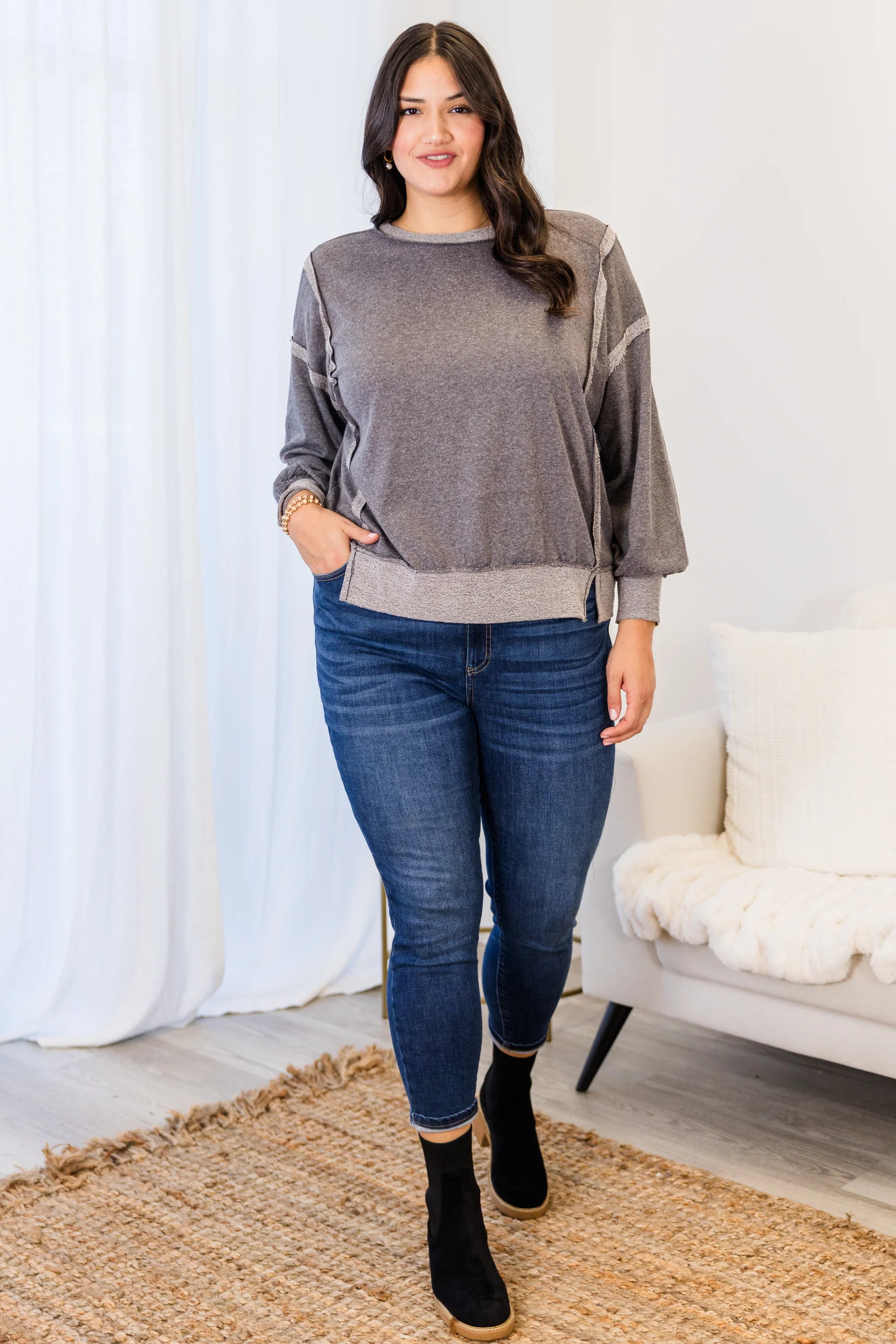 Secrets From A Girl Sweater, Black - Giverhouse