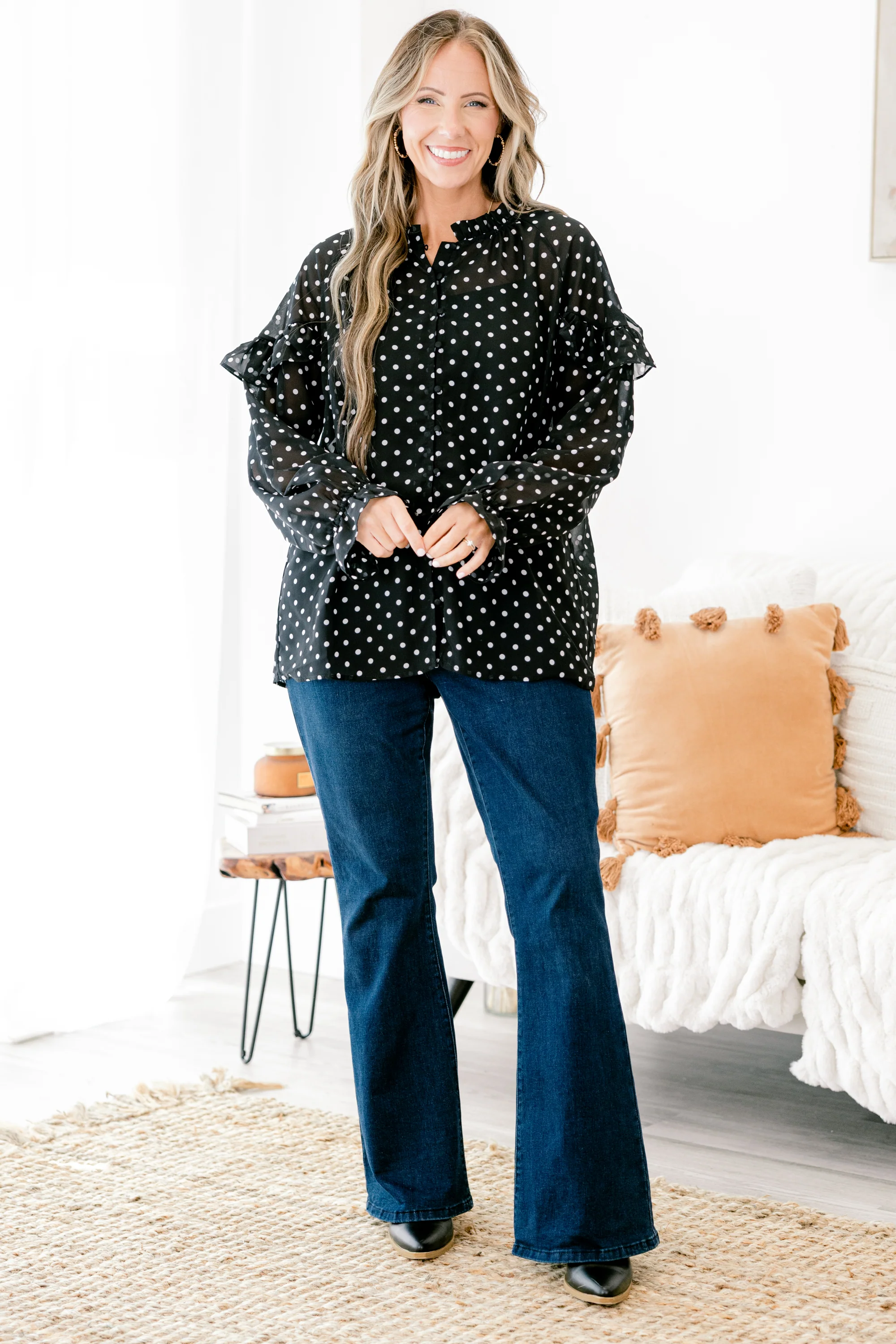 Happiness Is Homemade Top, Black - Giverhouse