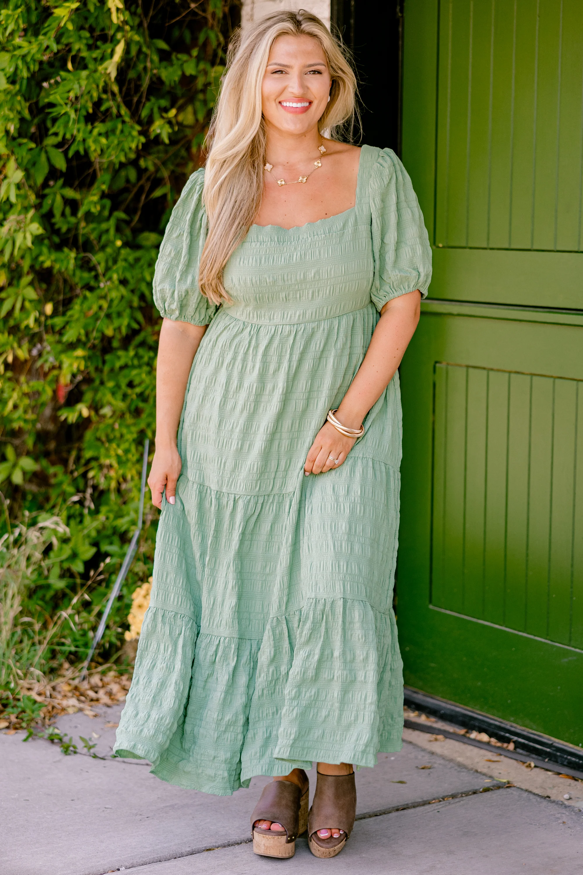Let's Get Away Dress, Olive - Giverhouse