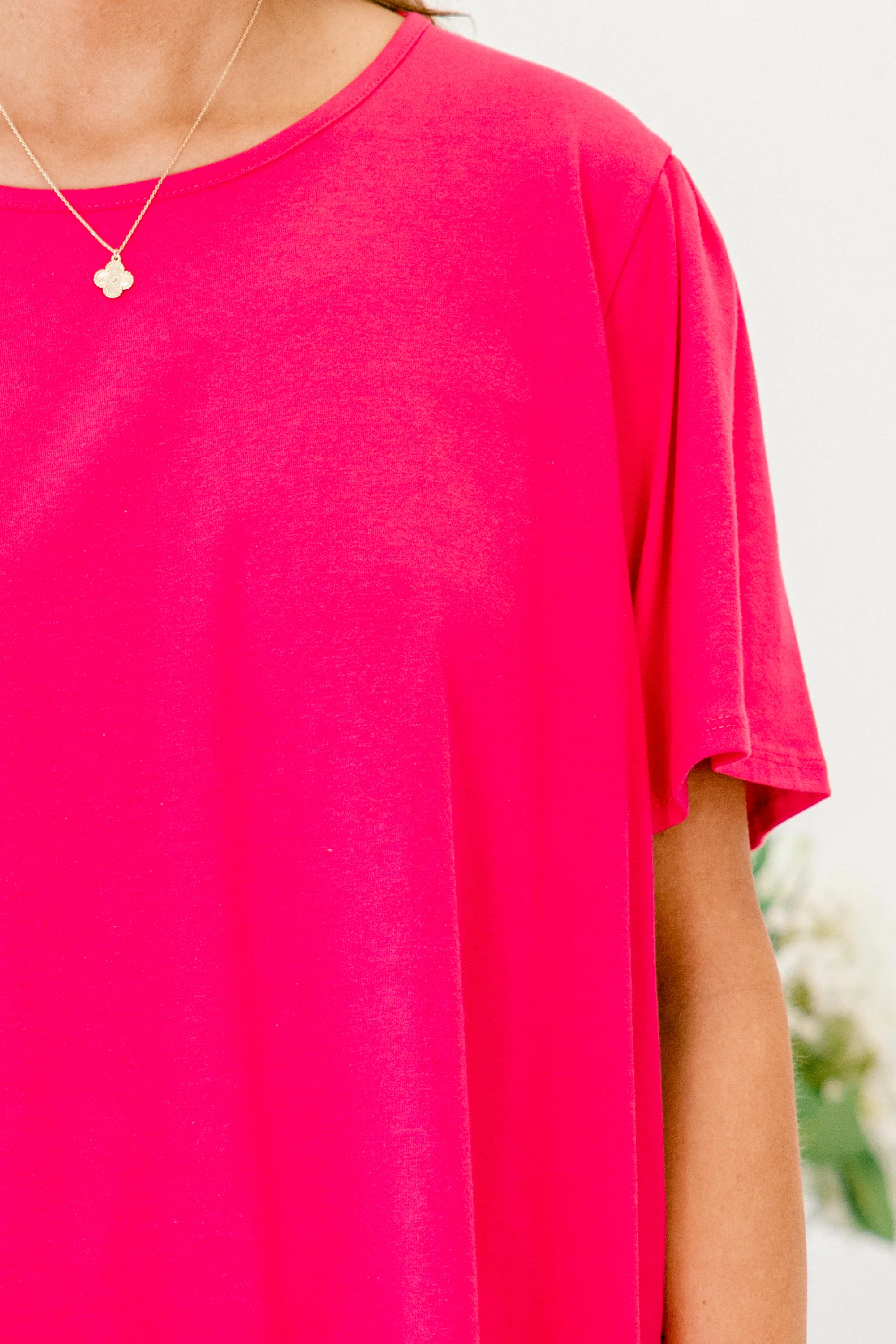 An Open Book Top, Fuchsia - Giverhouse