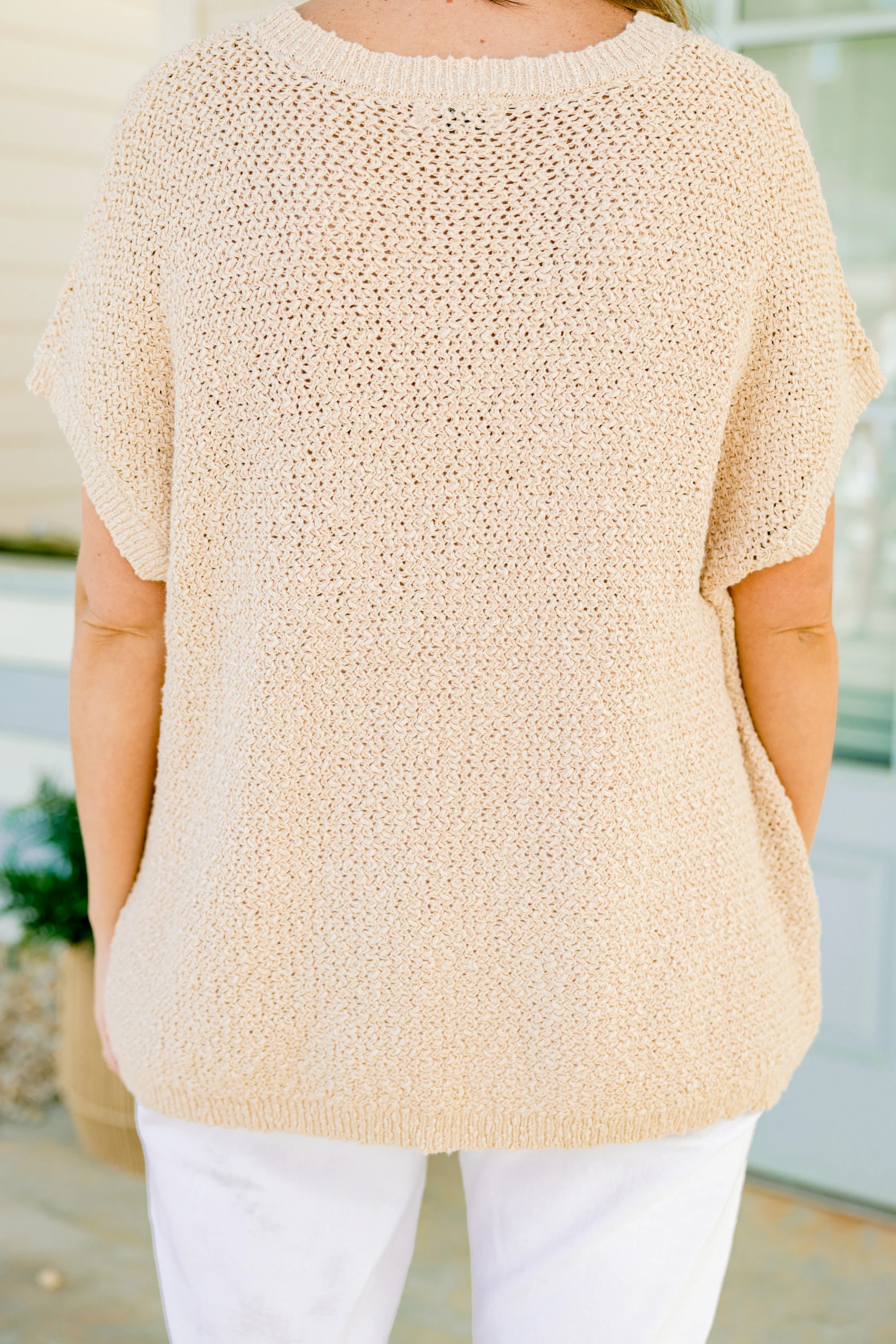 Apple Of My Eye Top, Khaki - Giverhouse