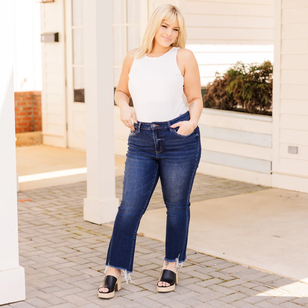 We Have Arrived Jeans, Dark Wash - Giverhouse