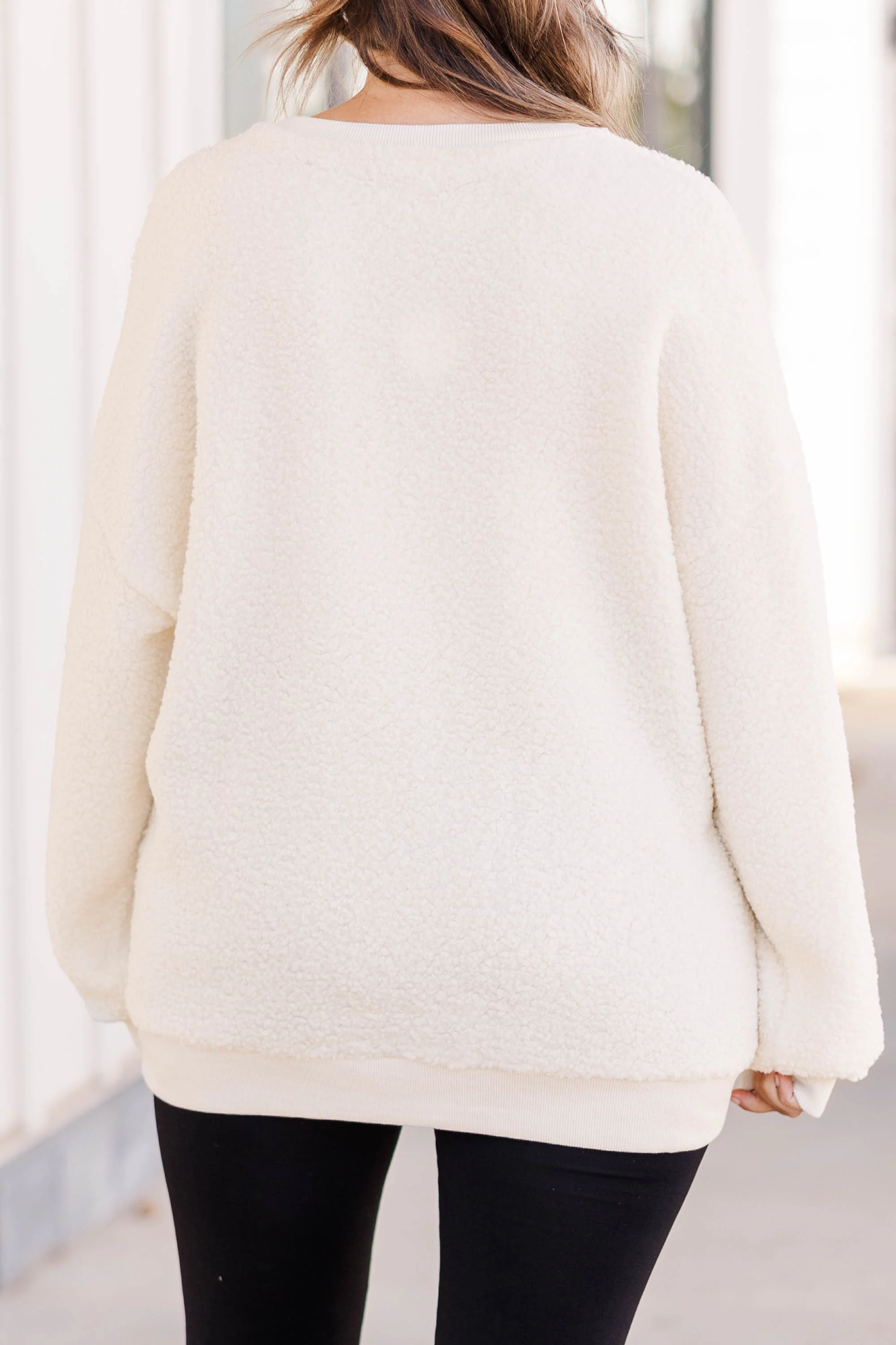 All Smiles Pullover, Cream - Giverhouse