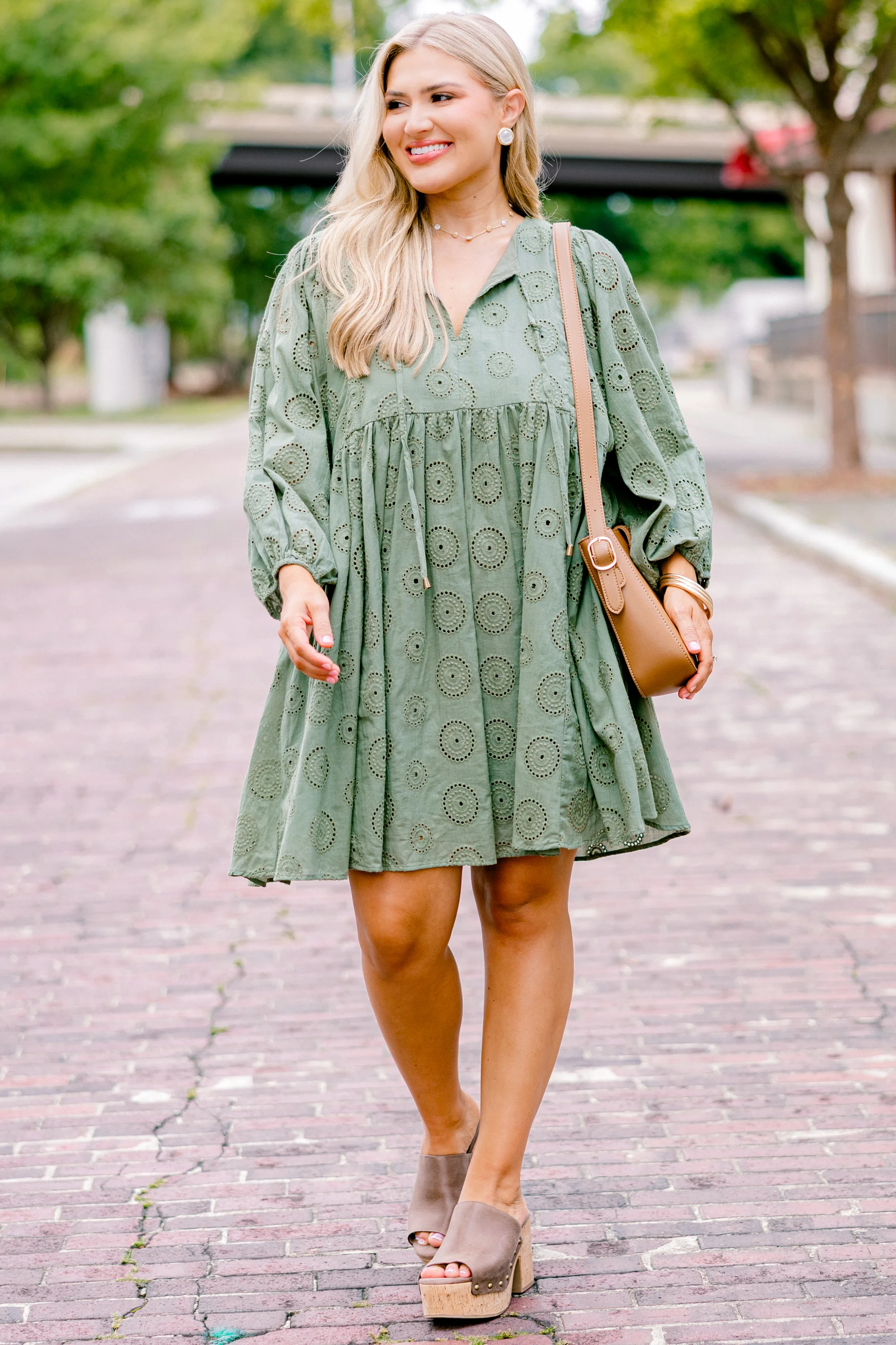 Honey Babe Dress, Green - Giverhouse