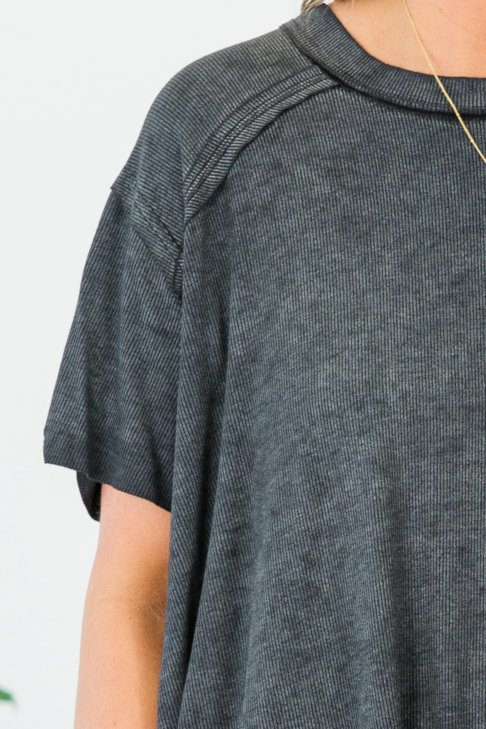 Gotta Let You Go Top, Ash Black - Giverhouse