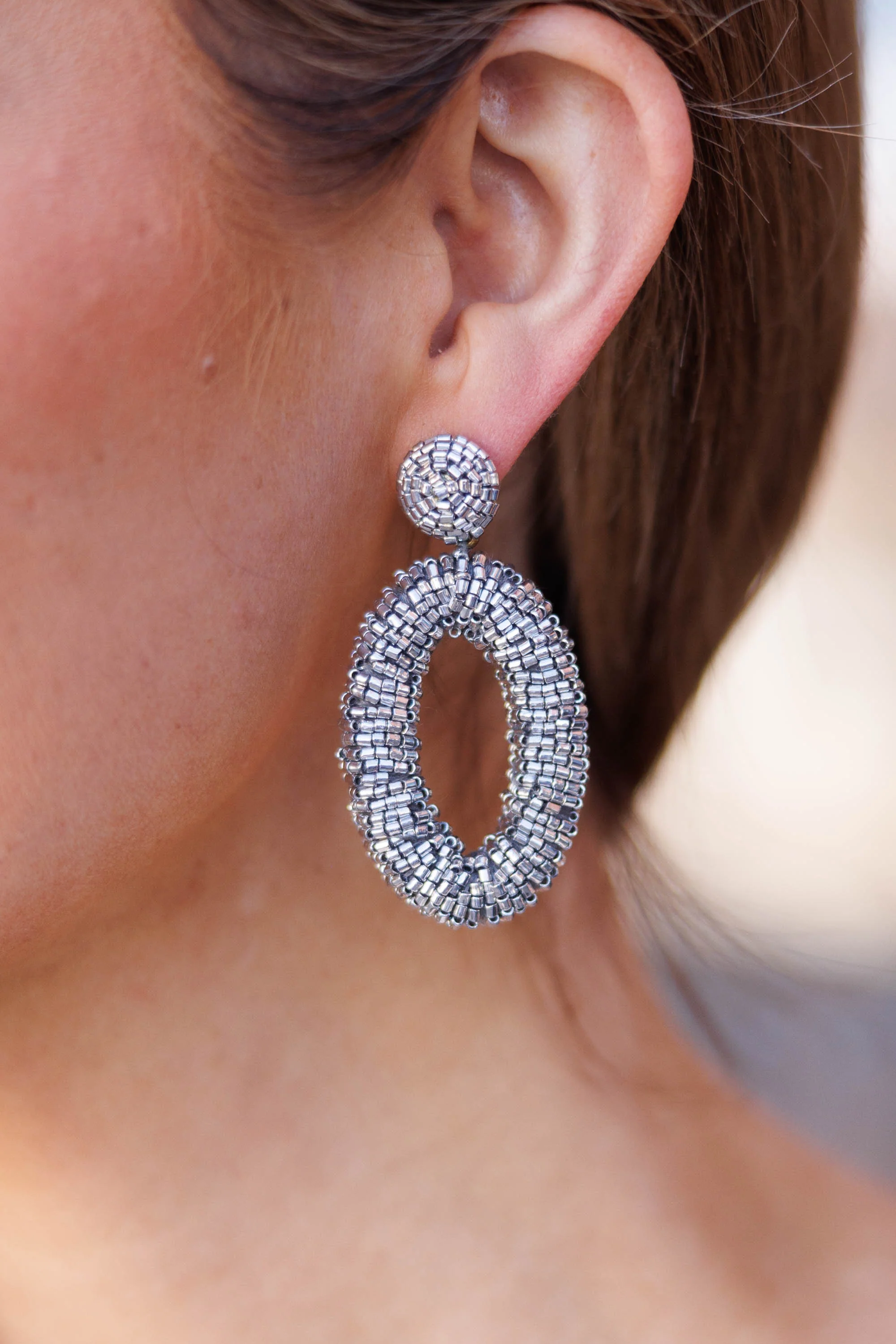 The It Factor Earrings, Silver - Giverhouse