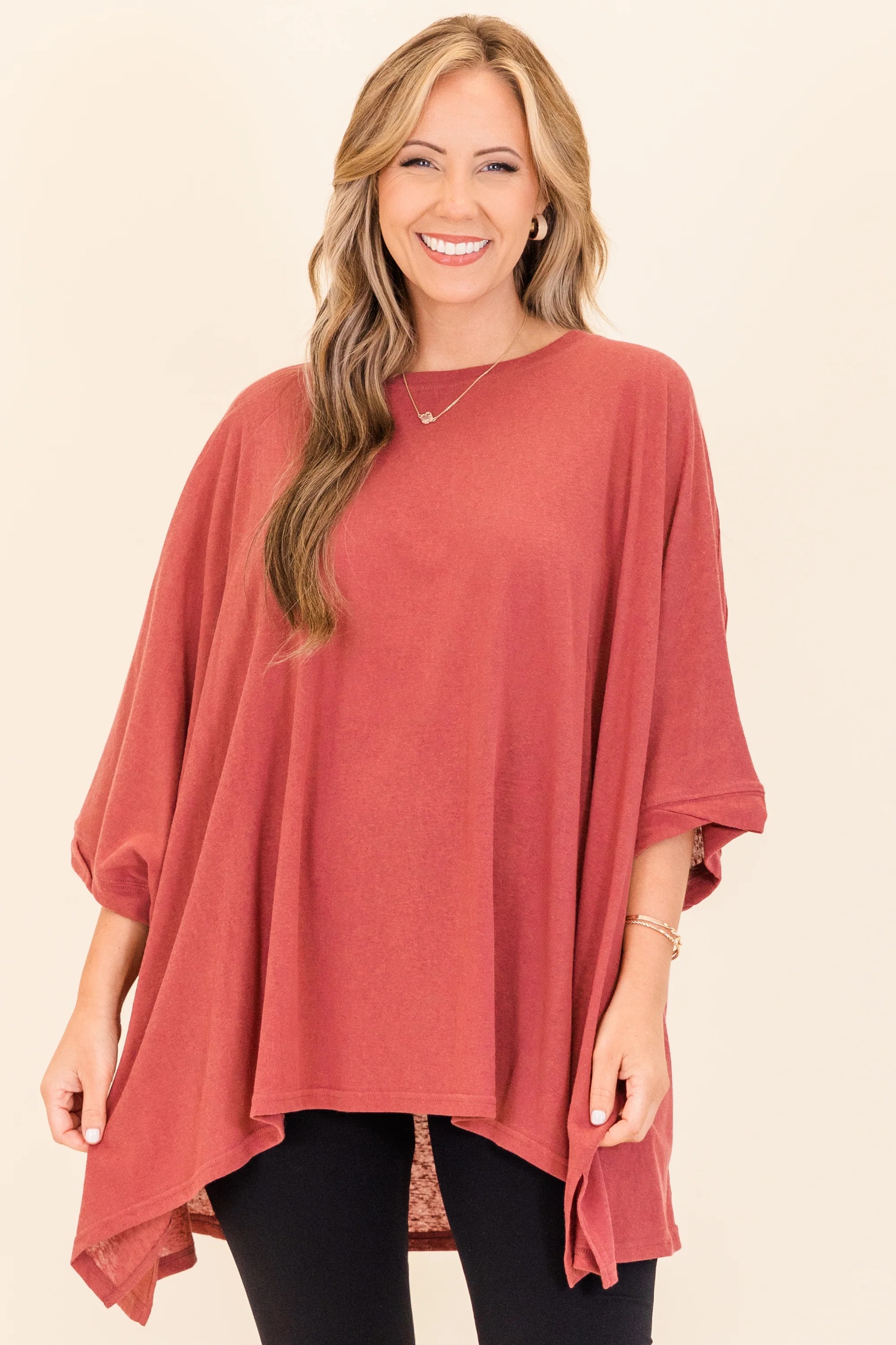 Comparing The Two Tunic, Burgundy - Giverhouse