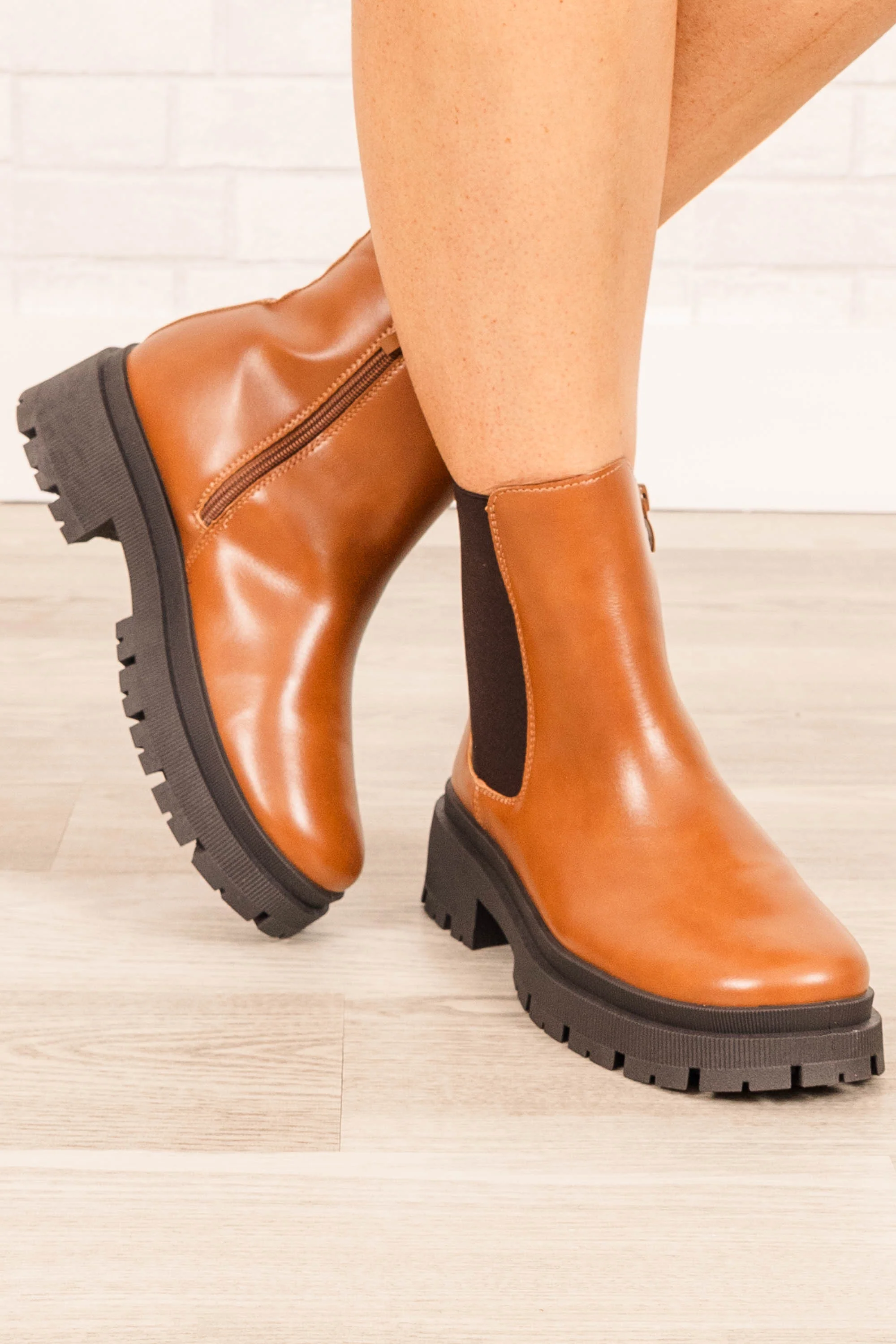 Tough And Fierce Booties, Tan - Giverhouse