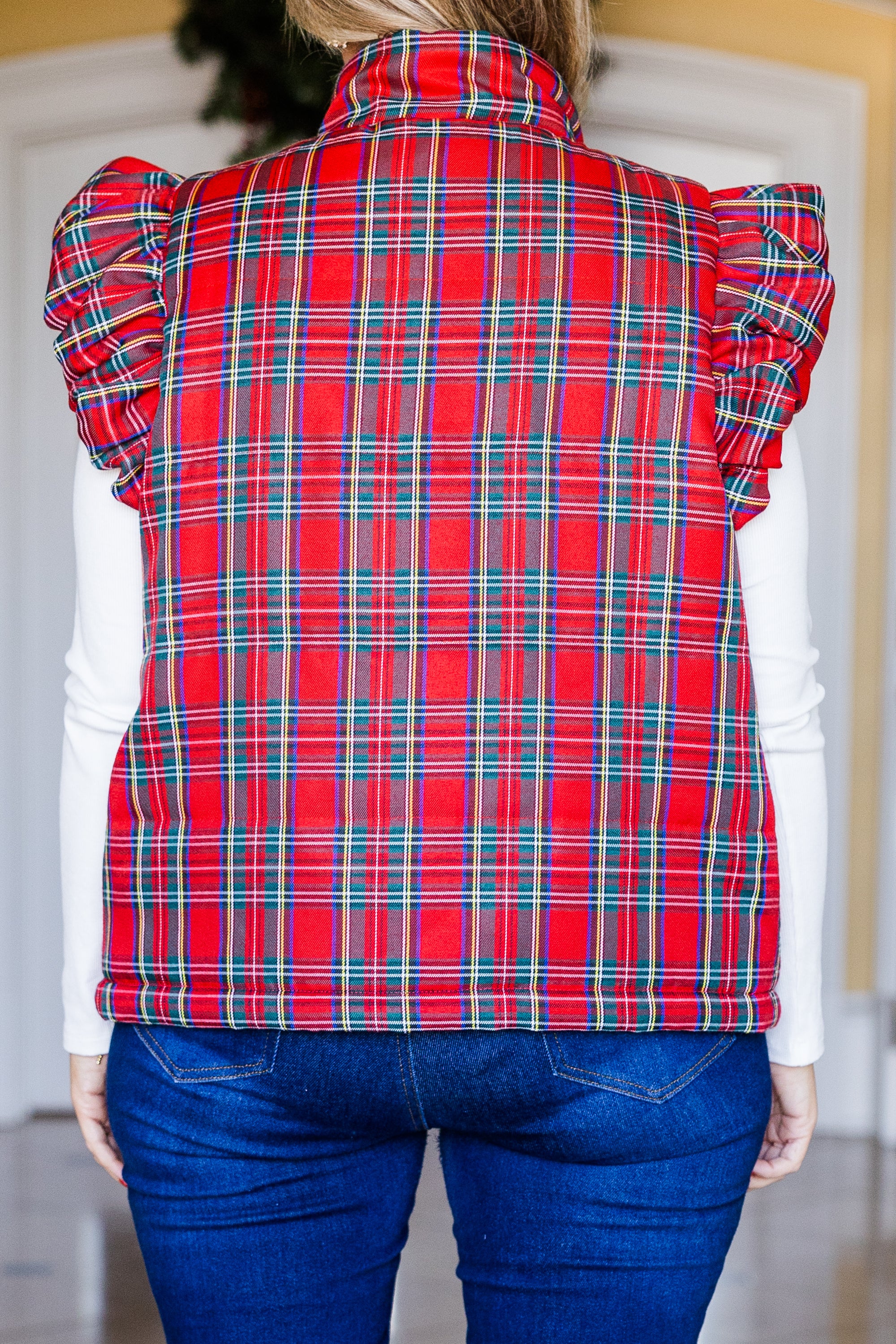 Wishing You Happiness Vest, Red - Giverhouse