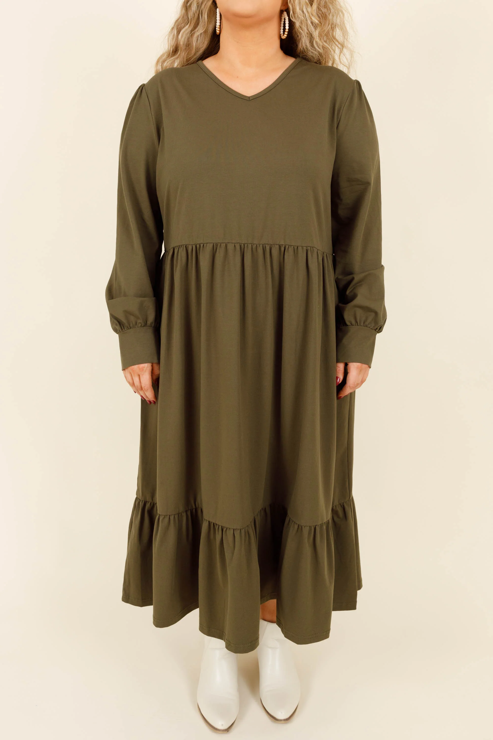 Remember The Past Dress, Green - Giverhouse