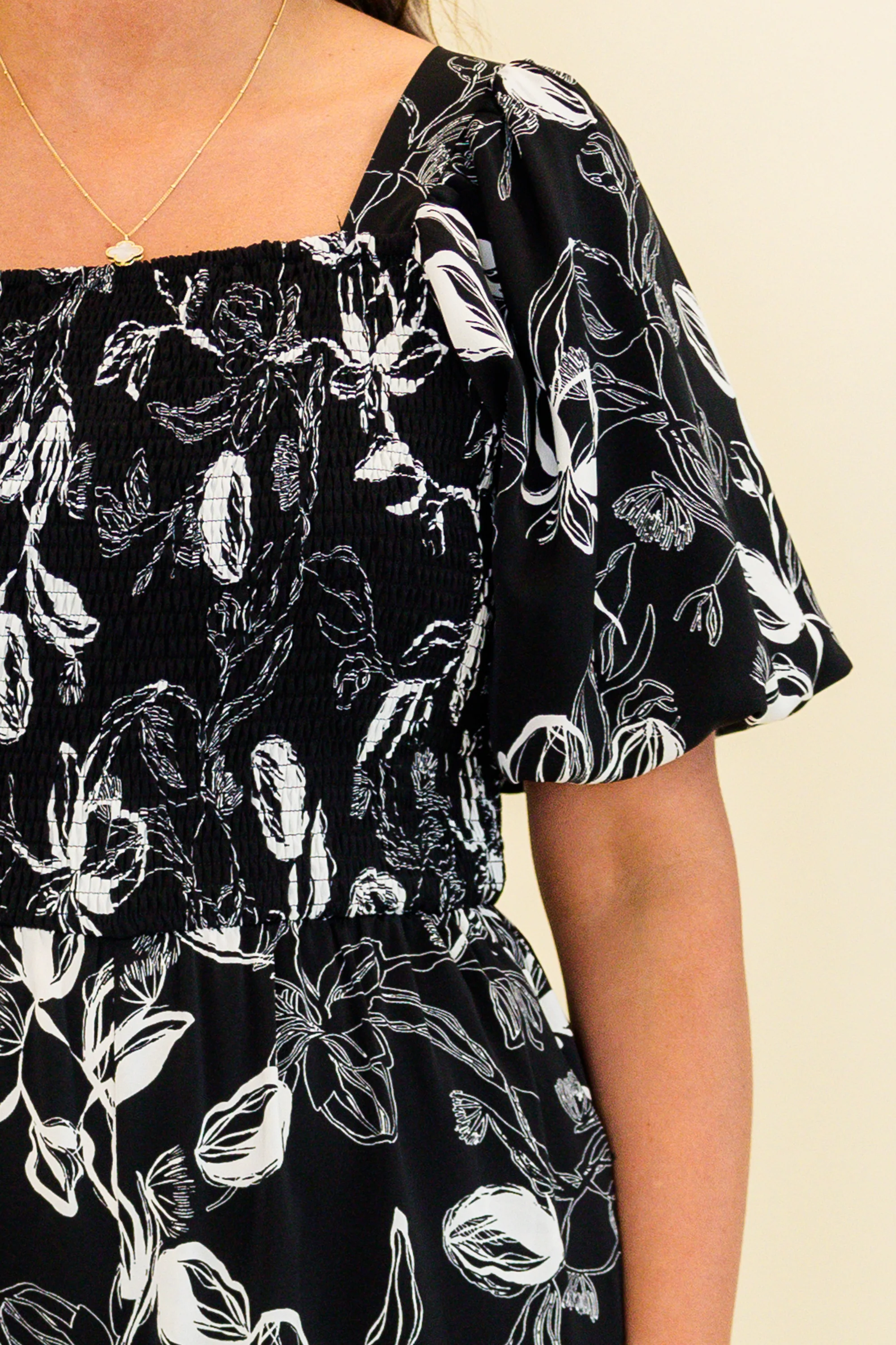 Goddess in the Garden Jumpsuit, Black - Giverhouse