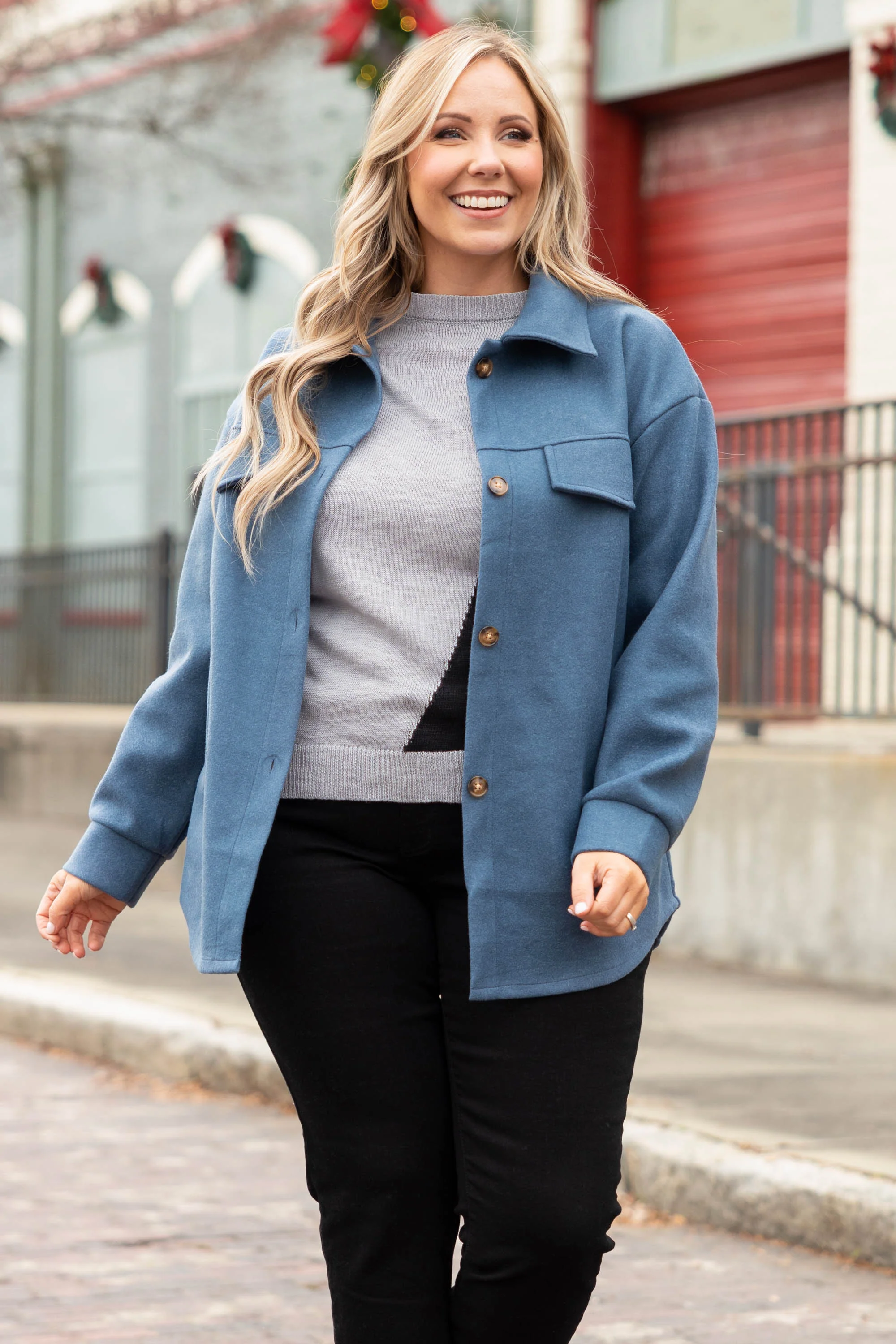 Midnight Wish Jacket, Blue - Giverhouse