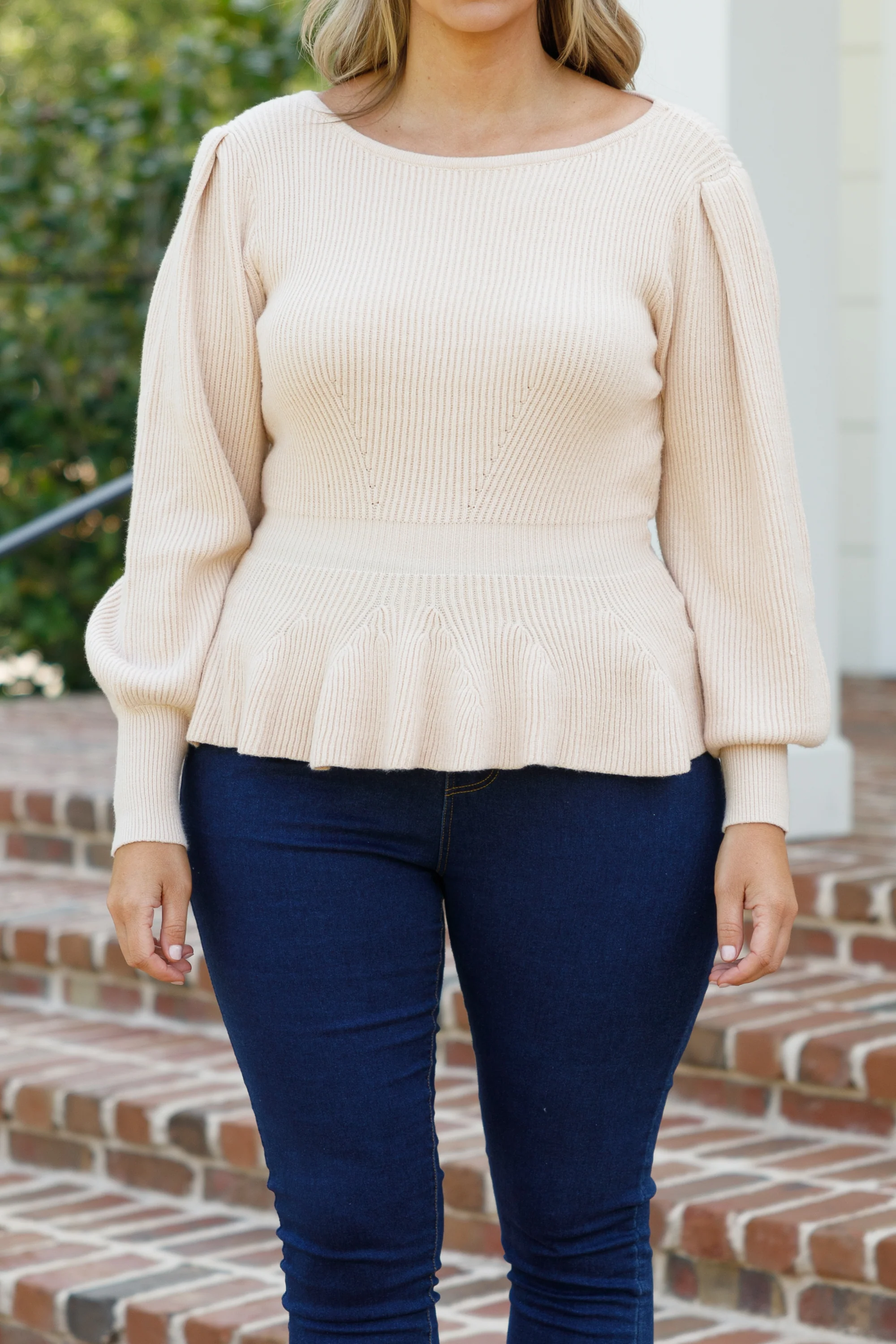 Final Notice Sweater, Cream - Giverhouse